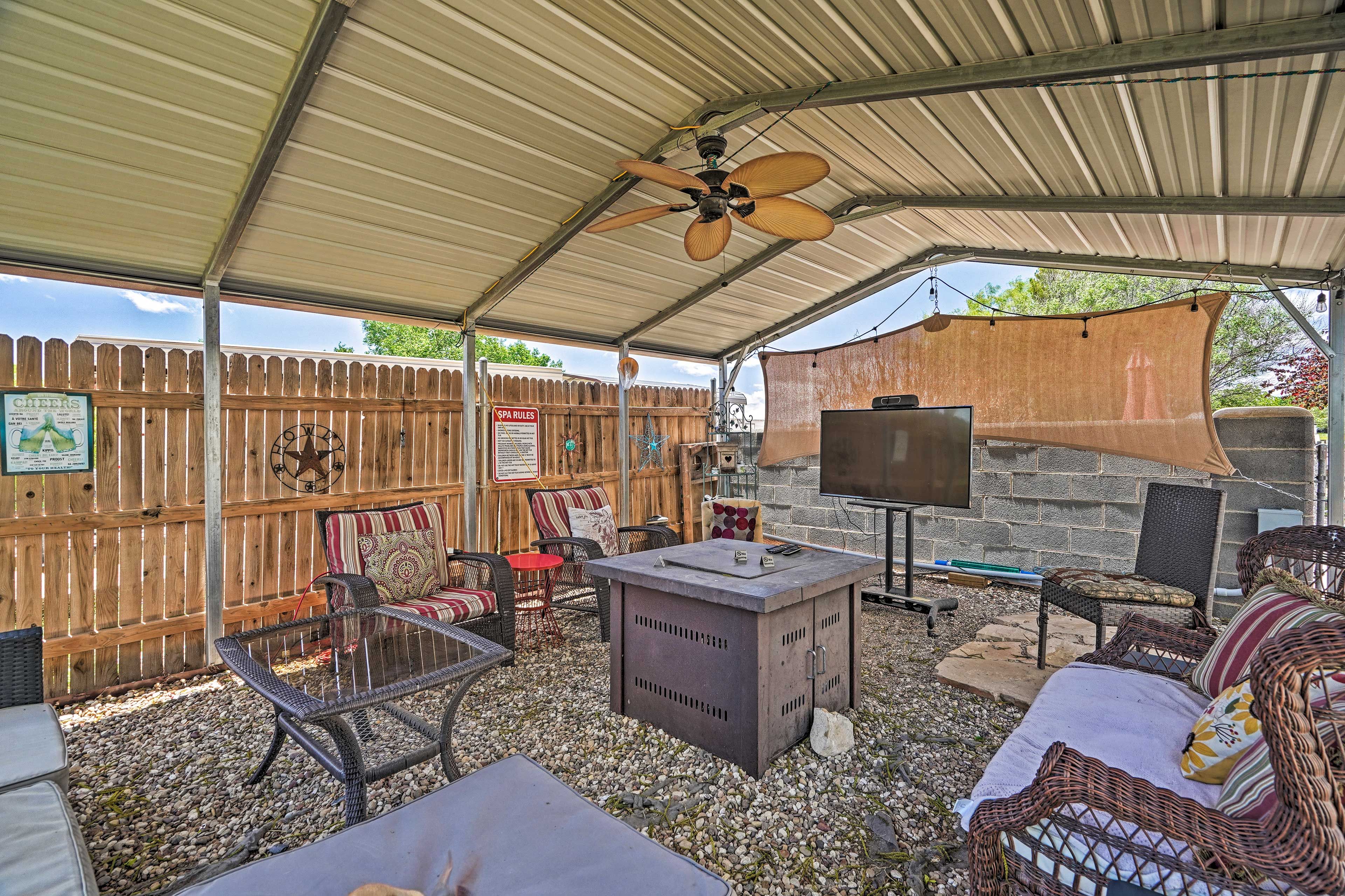 Backyard Gazebo | Smart TV