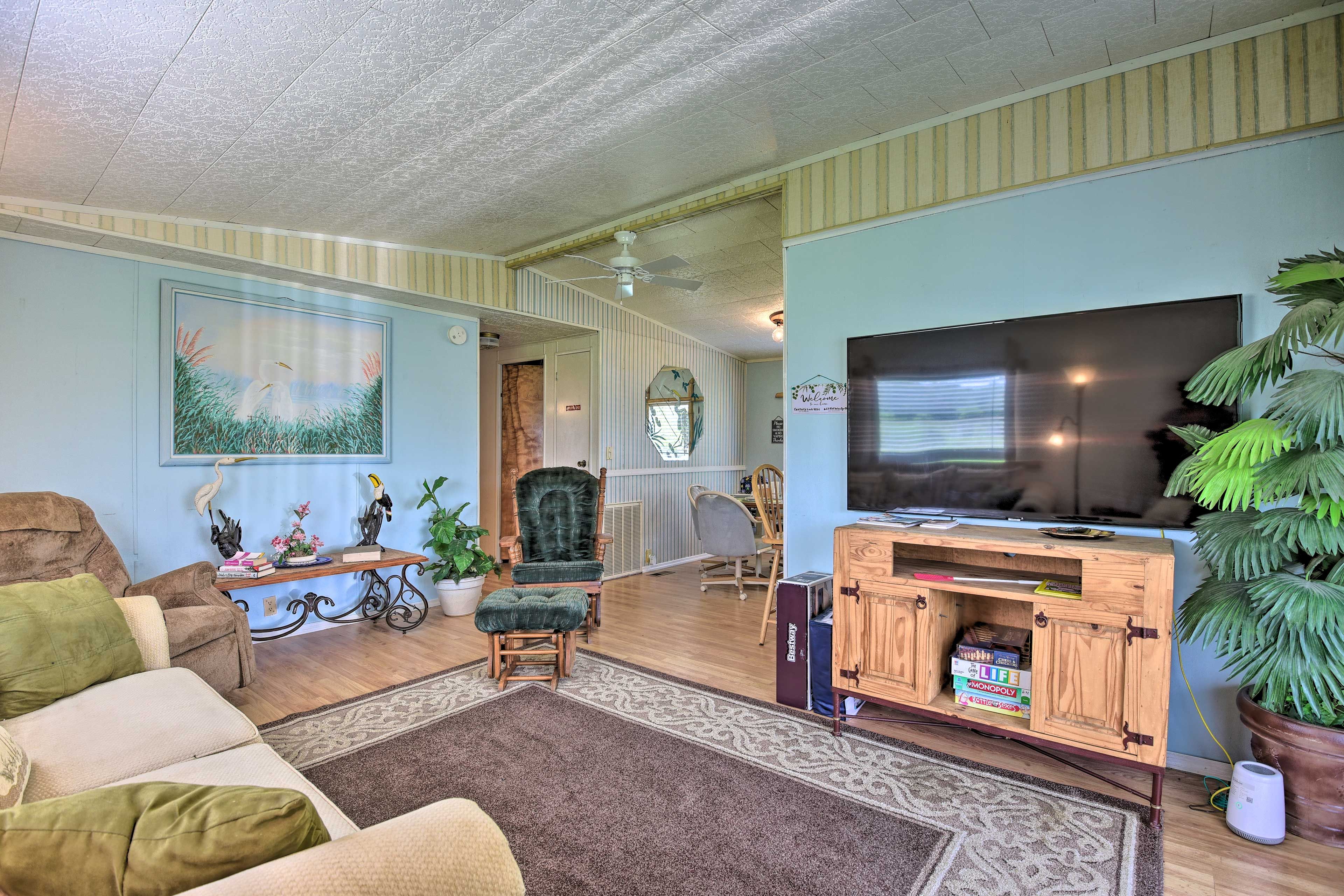 Arcadia Vacation Rental | 2BR | 1.5BA | Stairs Required for Access | 900 Sq Ft