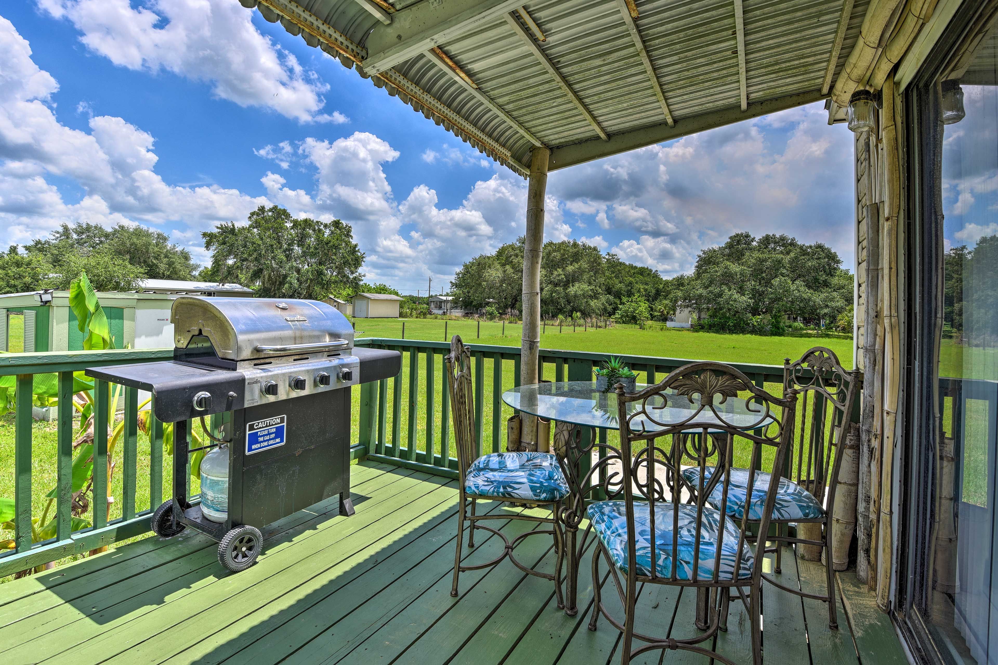 Wraparound Deck | Gas Grill