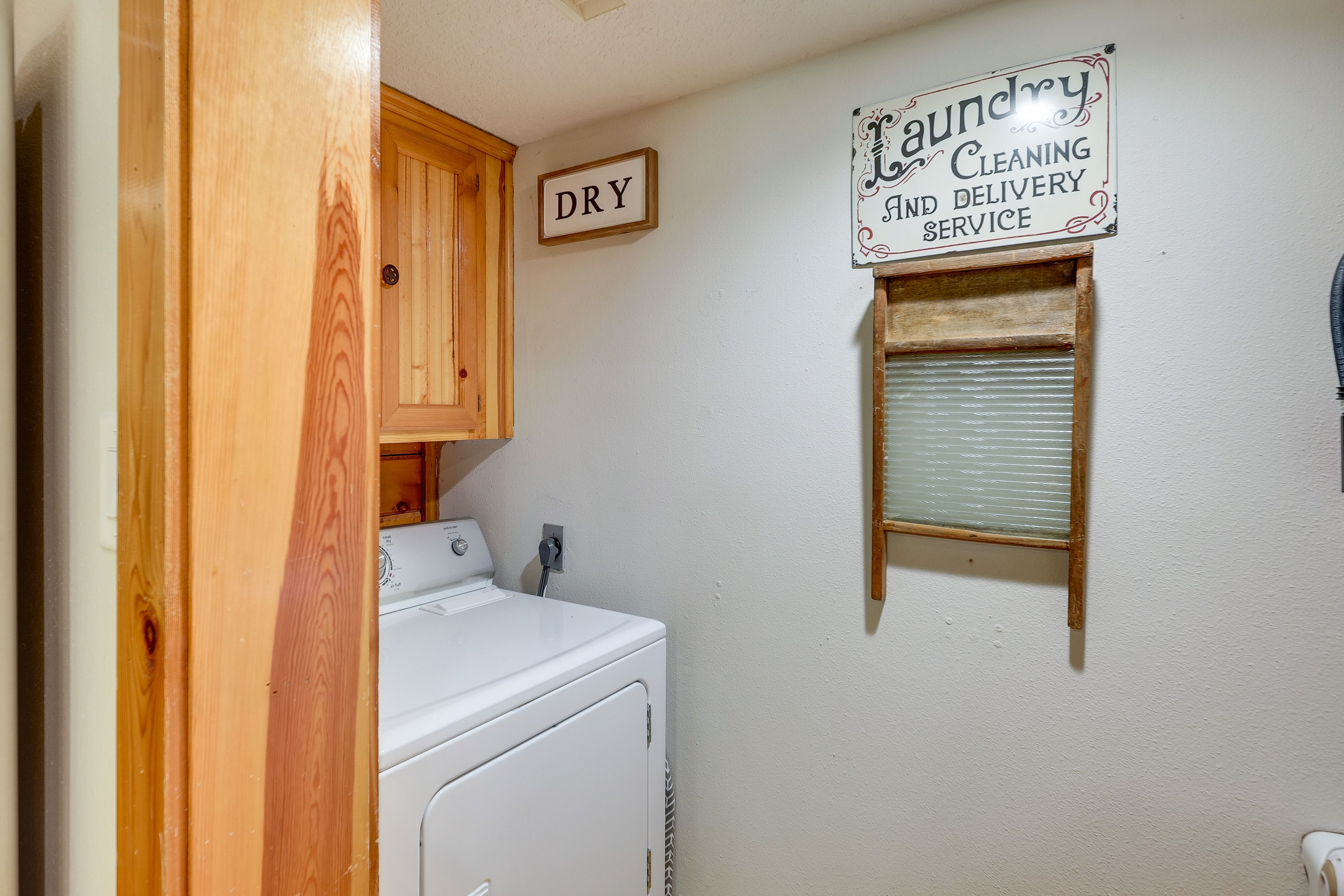 Laundry Room | Washer & Dryer | Iron & Board | Hangers