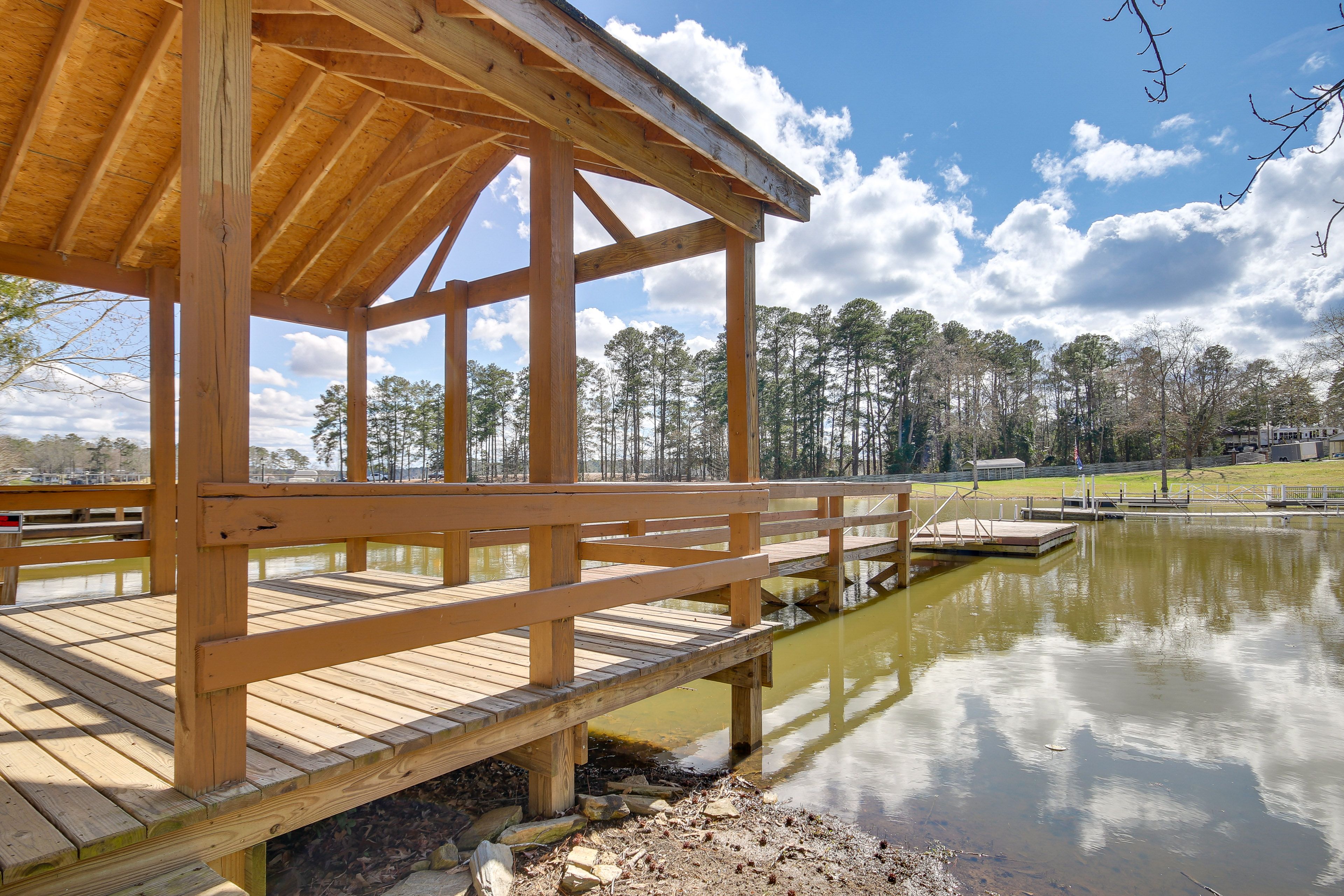 Shared Boat Dock | Kayak Available
