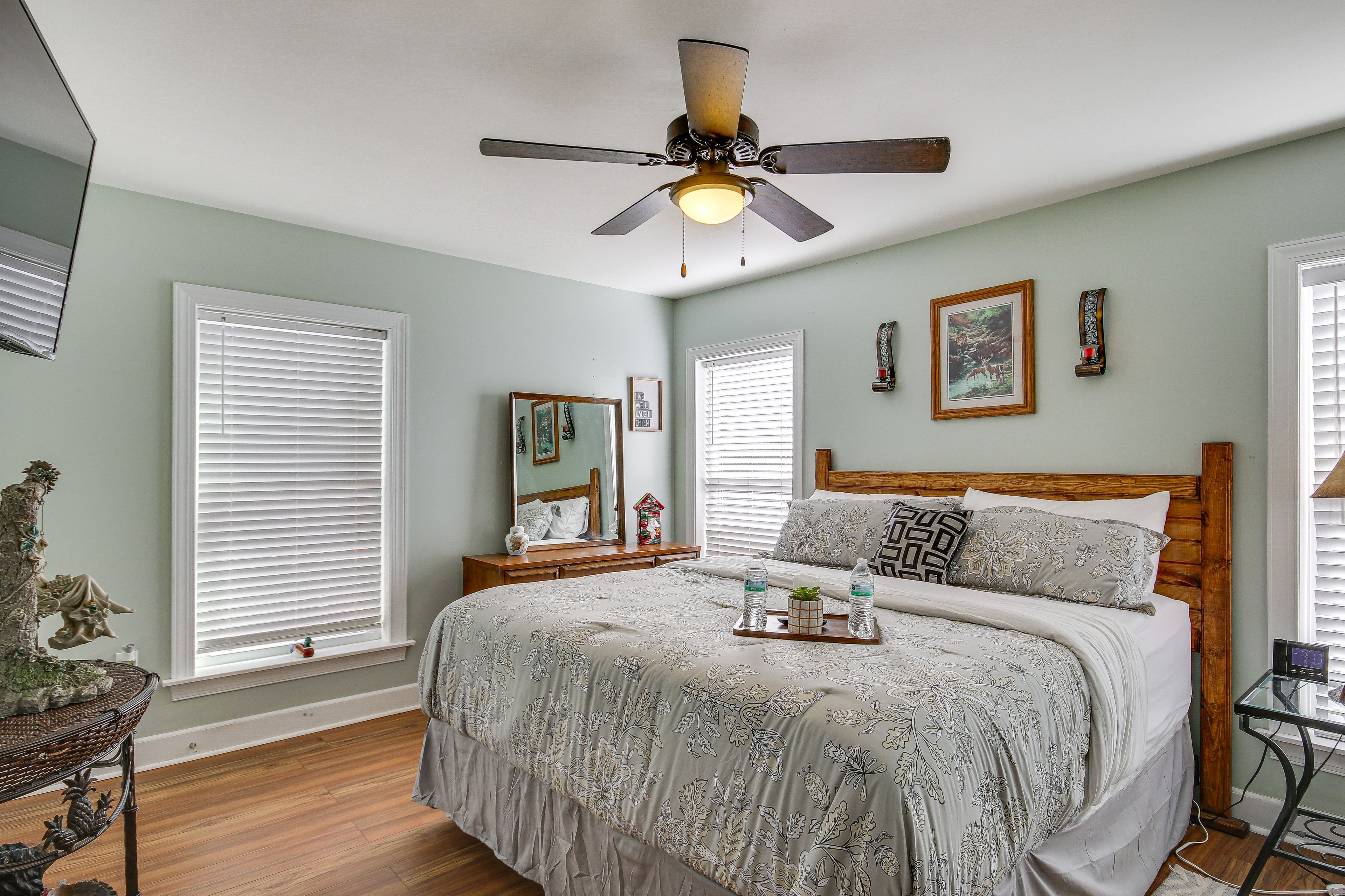 Bedroom 1 | California King Bed | Linens Provided | Smart TV