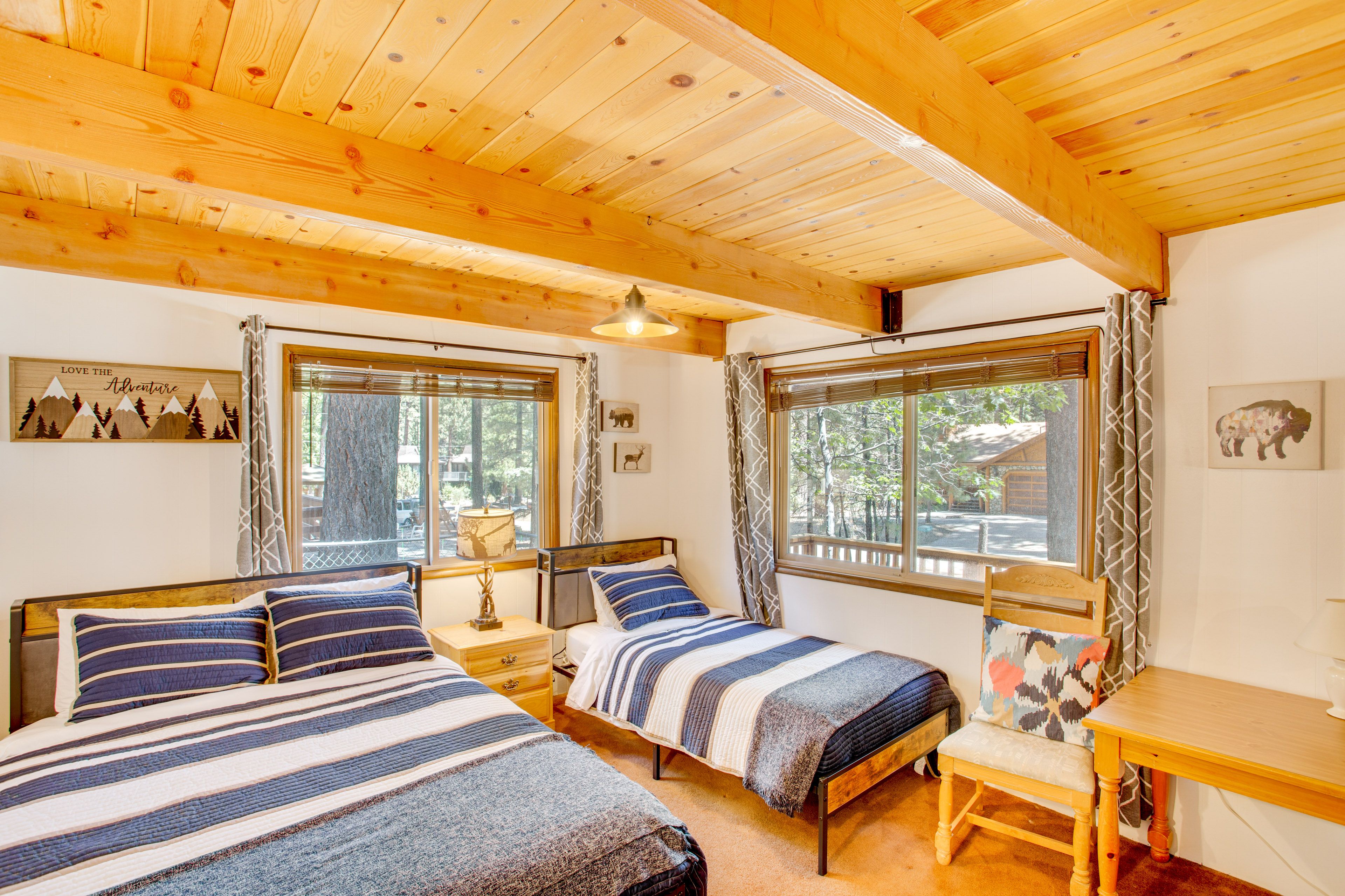 Bedroom 2 | Queen Bed, Twin Bed | 1st Floor