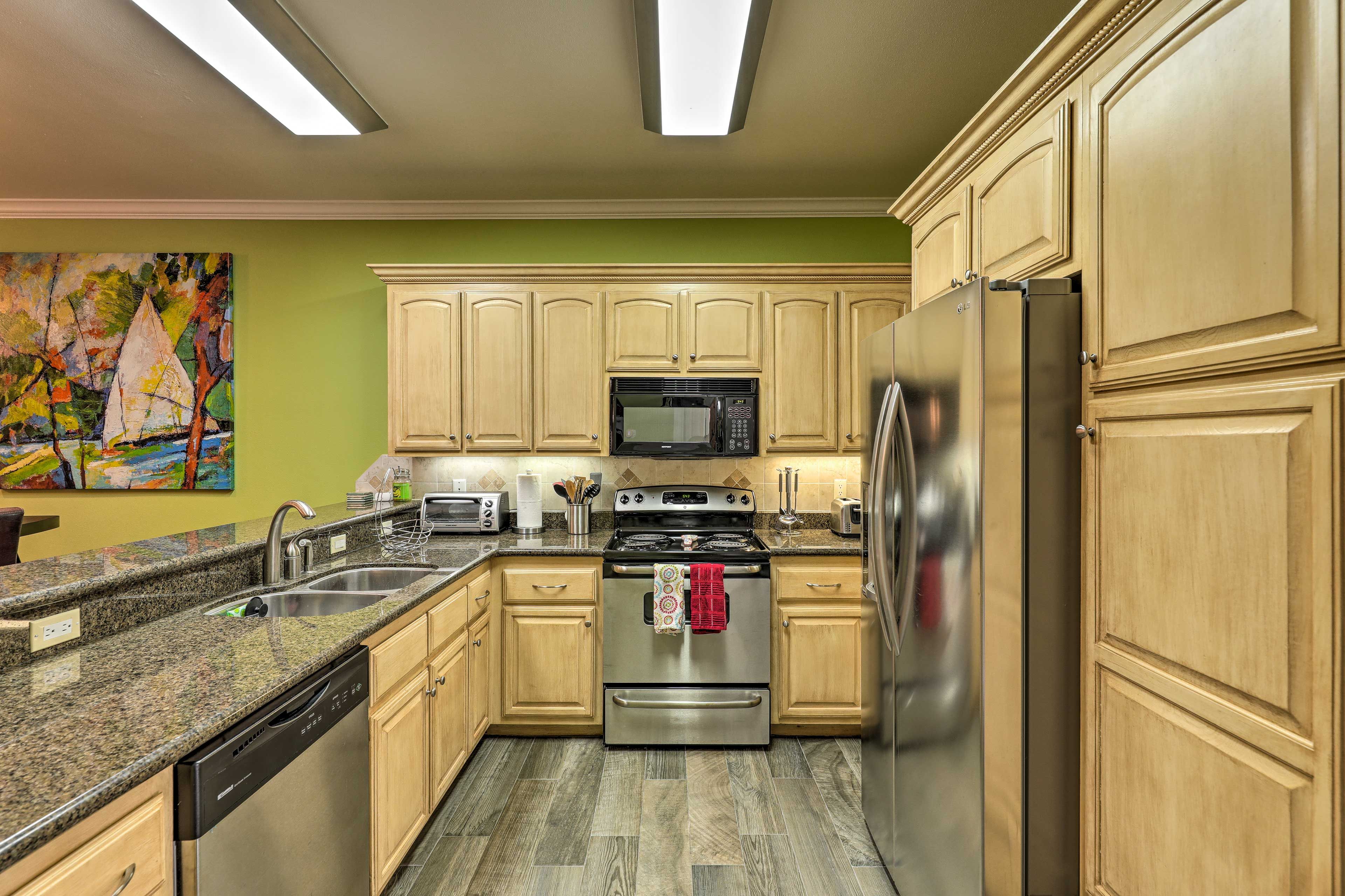 Fully Equipped Kitchen | Toaster Oven