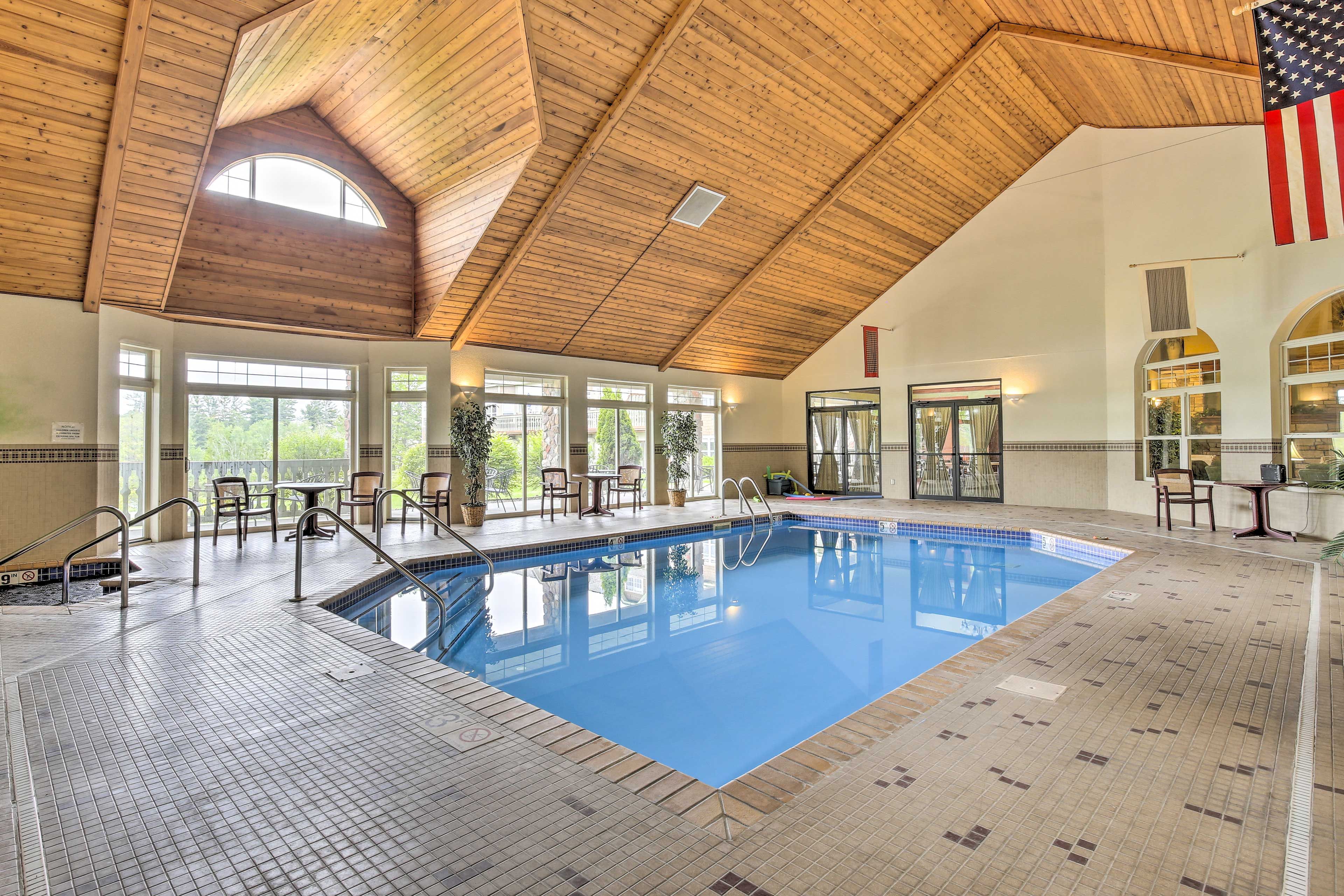 Located in the Tagalong Resort | Heated Indoor Pool & Hot Tub