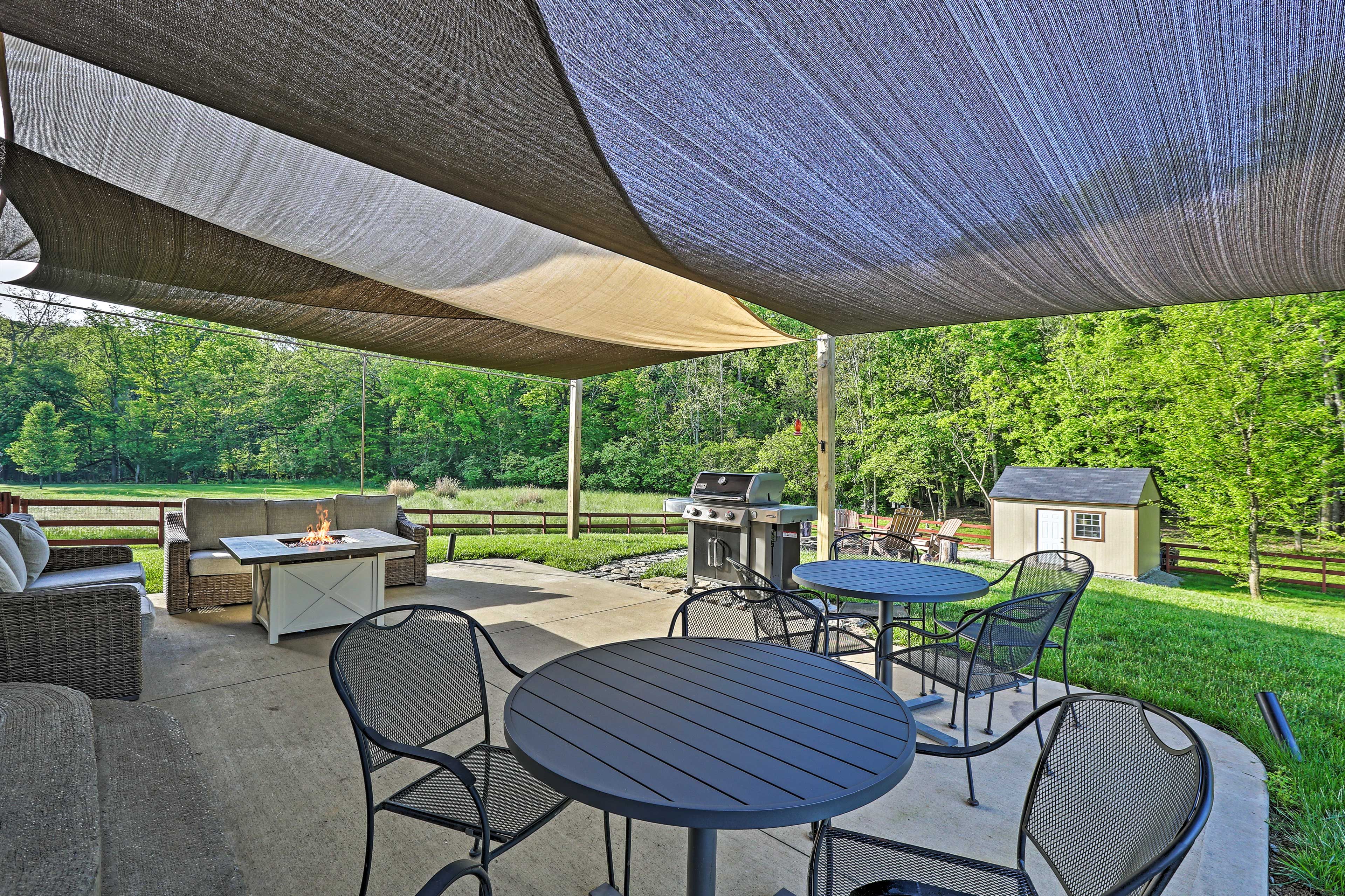 Shaded Patio