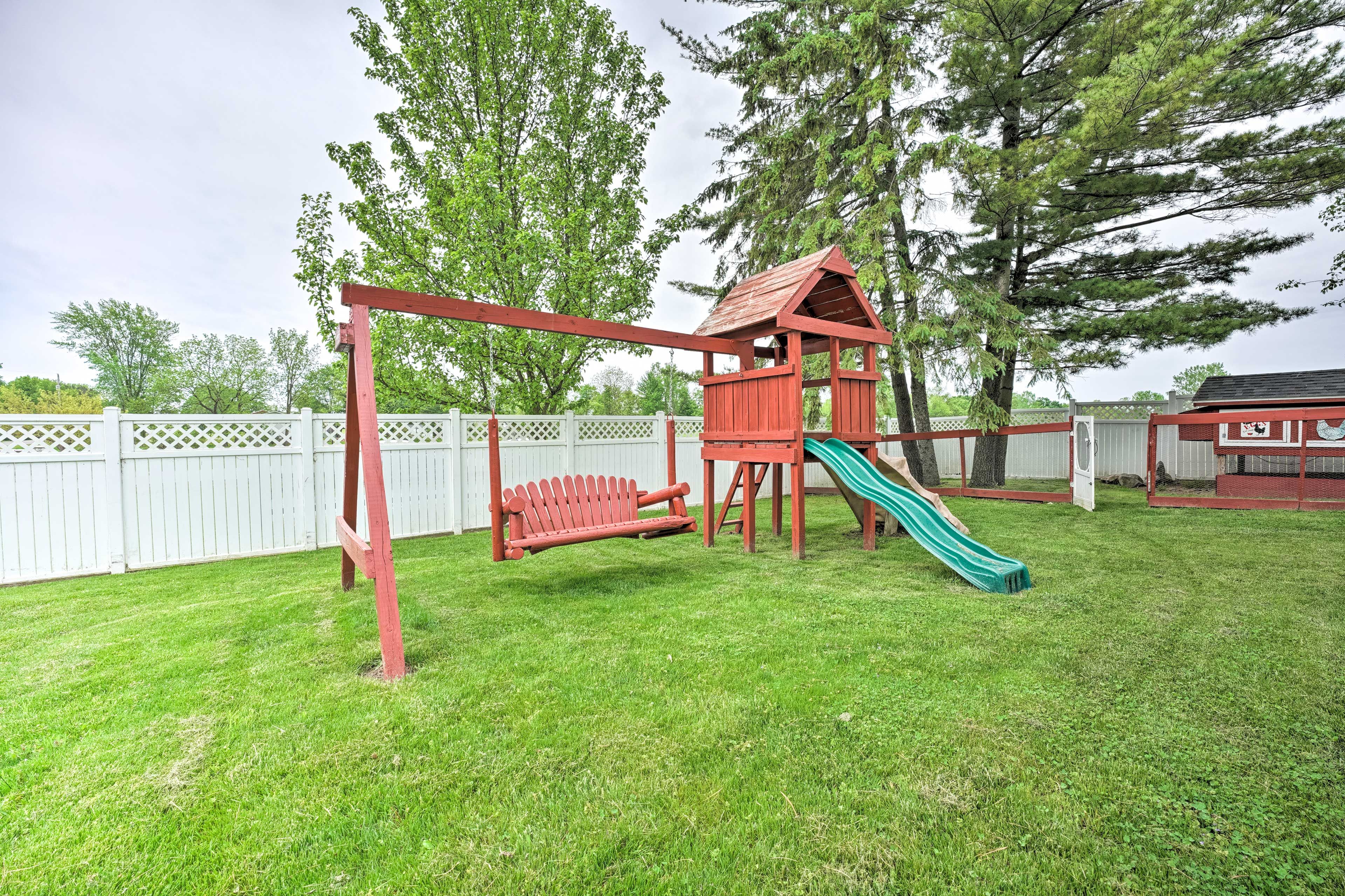 Fenced-In Backyard