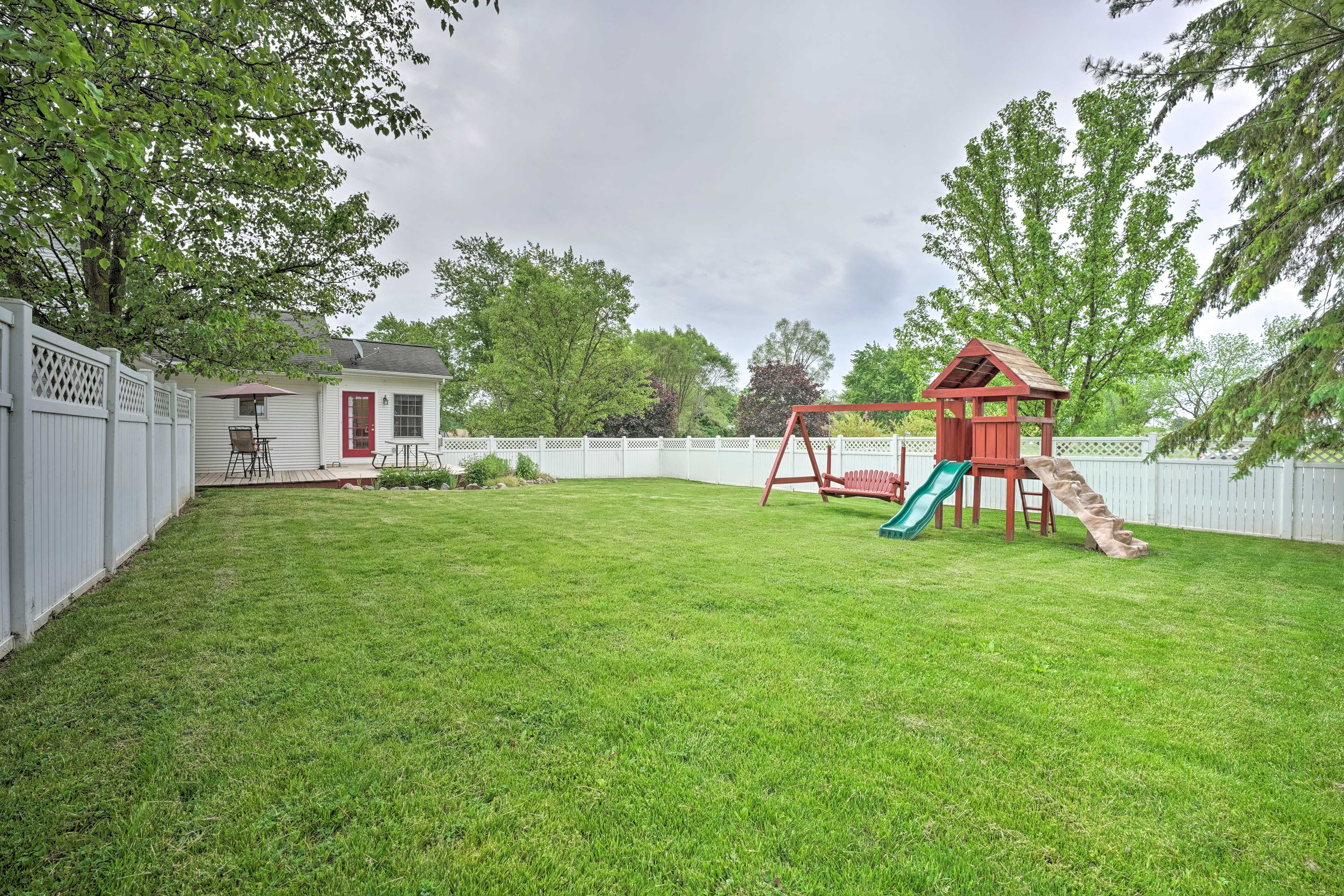 Fenced-In Backyard