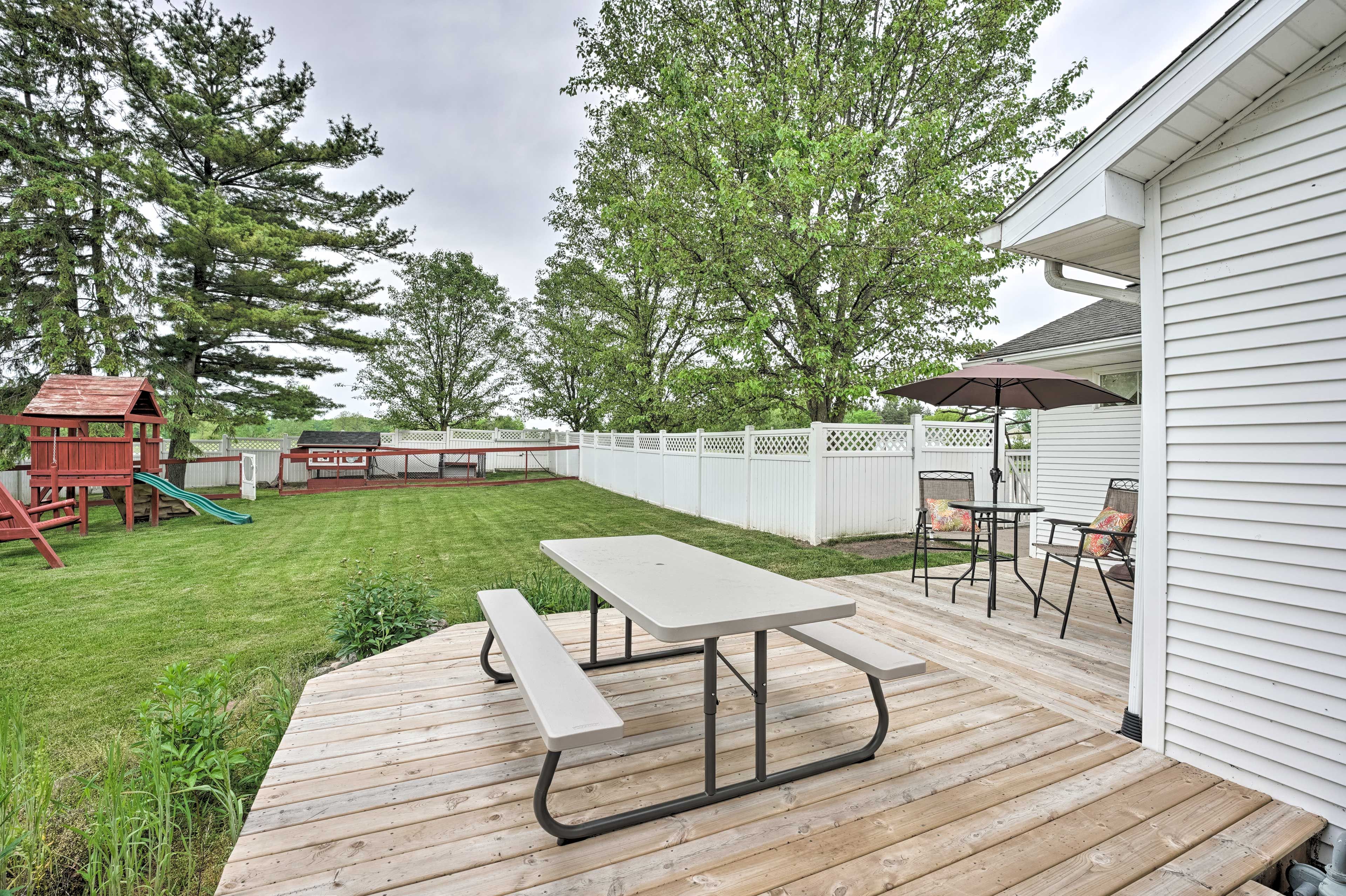 Fenced-In Backyard