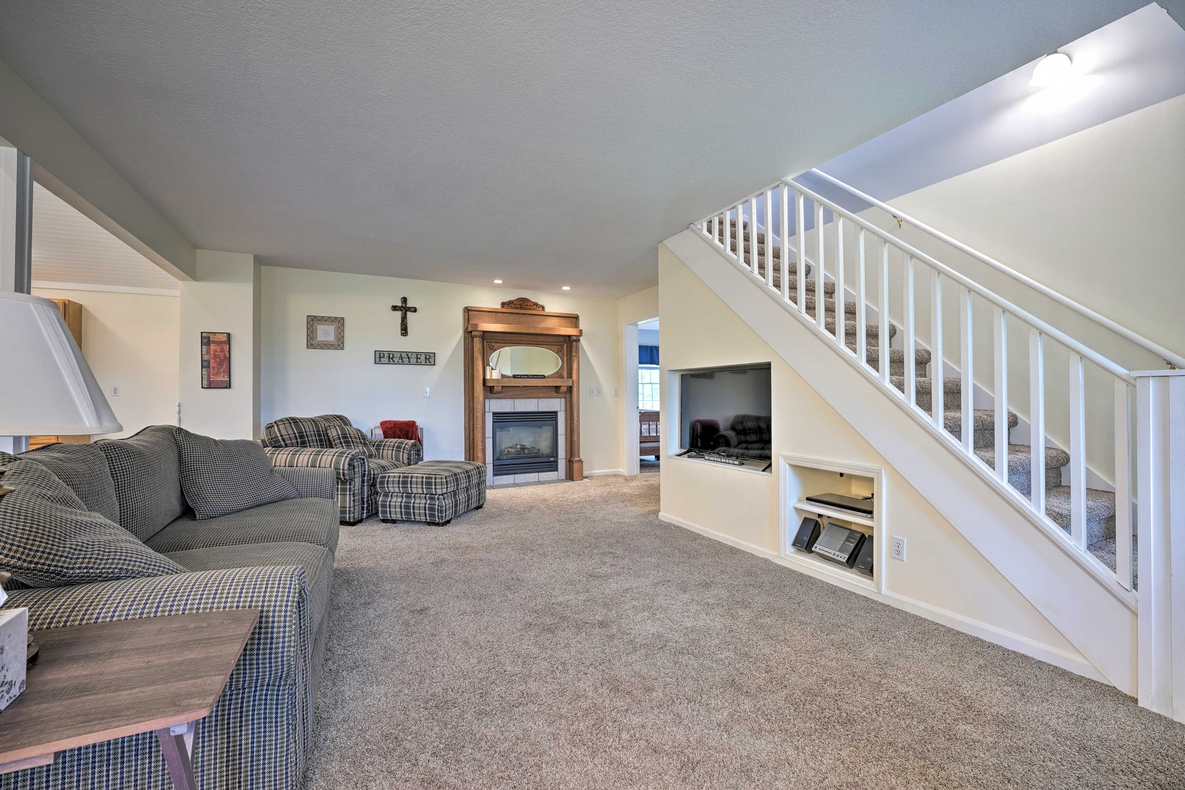 Living Room | Central Heating & A/C