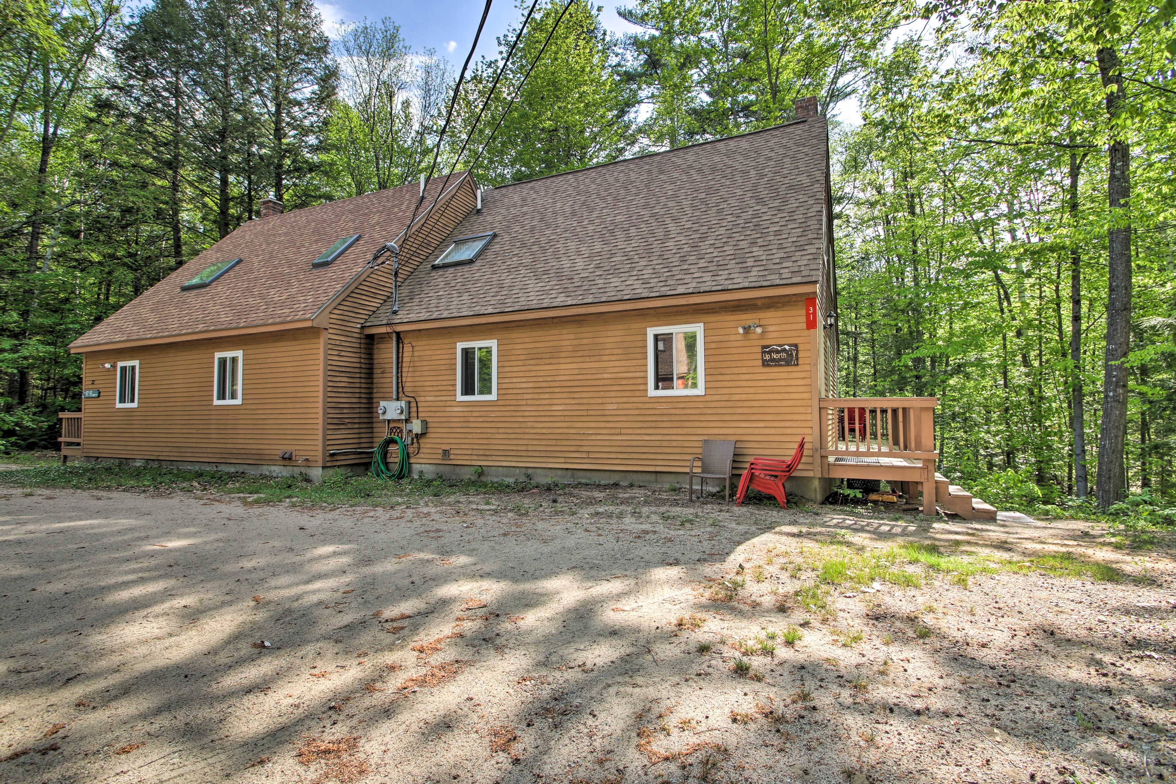 Townhome Exterior | Driveway Parking (4 Vehicles)