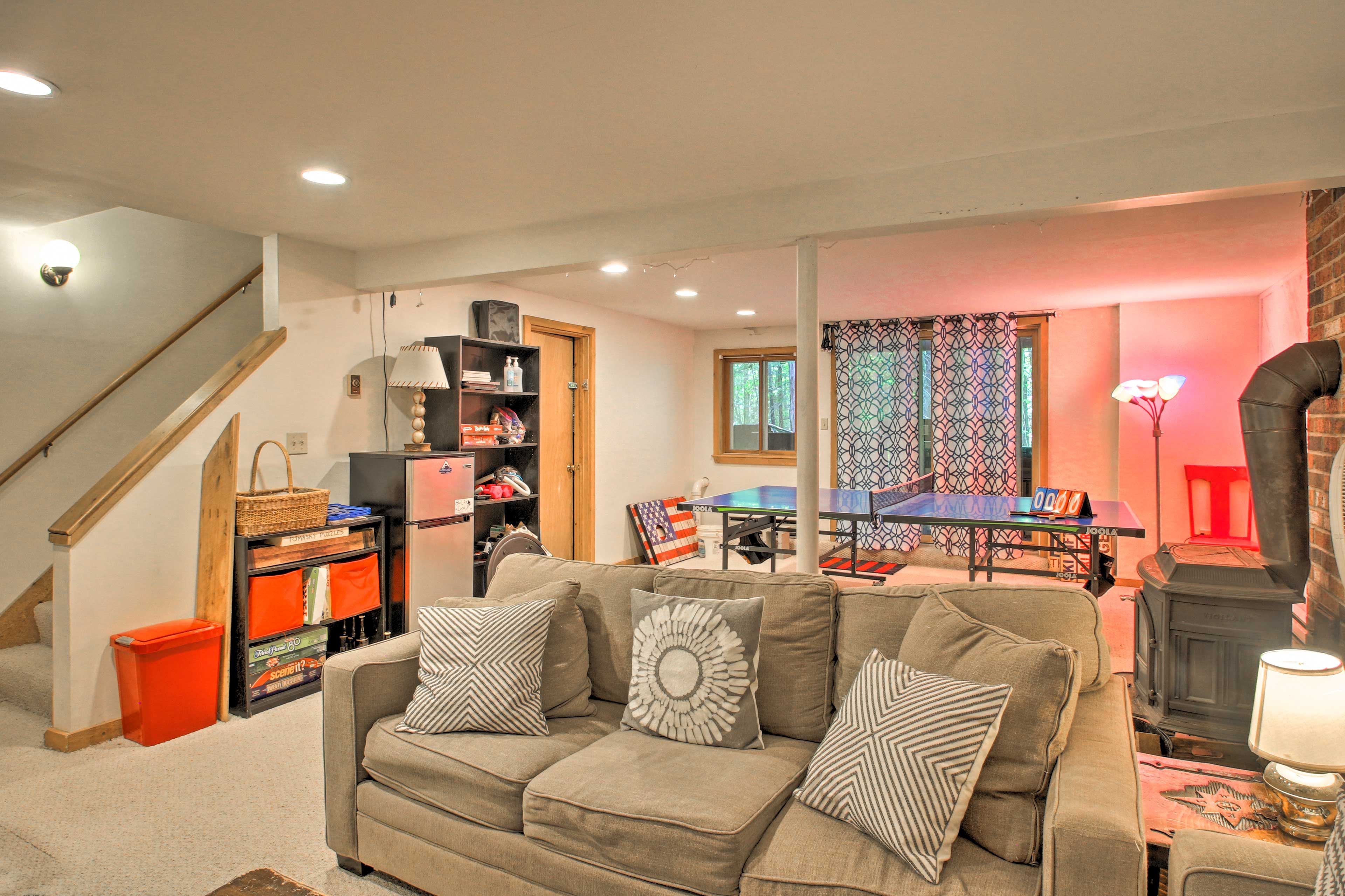 Game Room | Board Games | Wood-Burning Stove