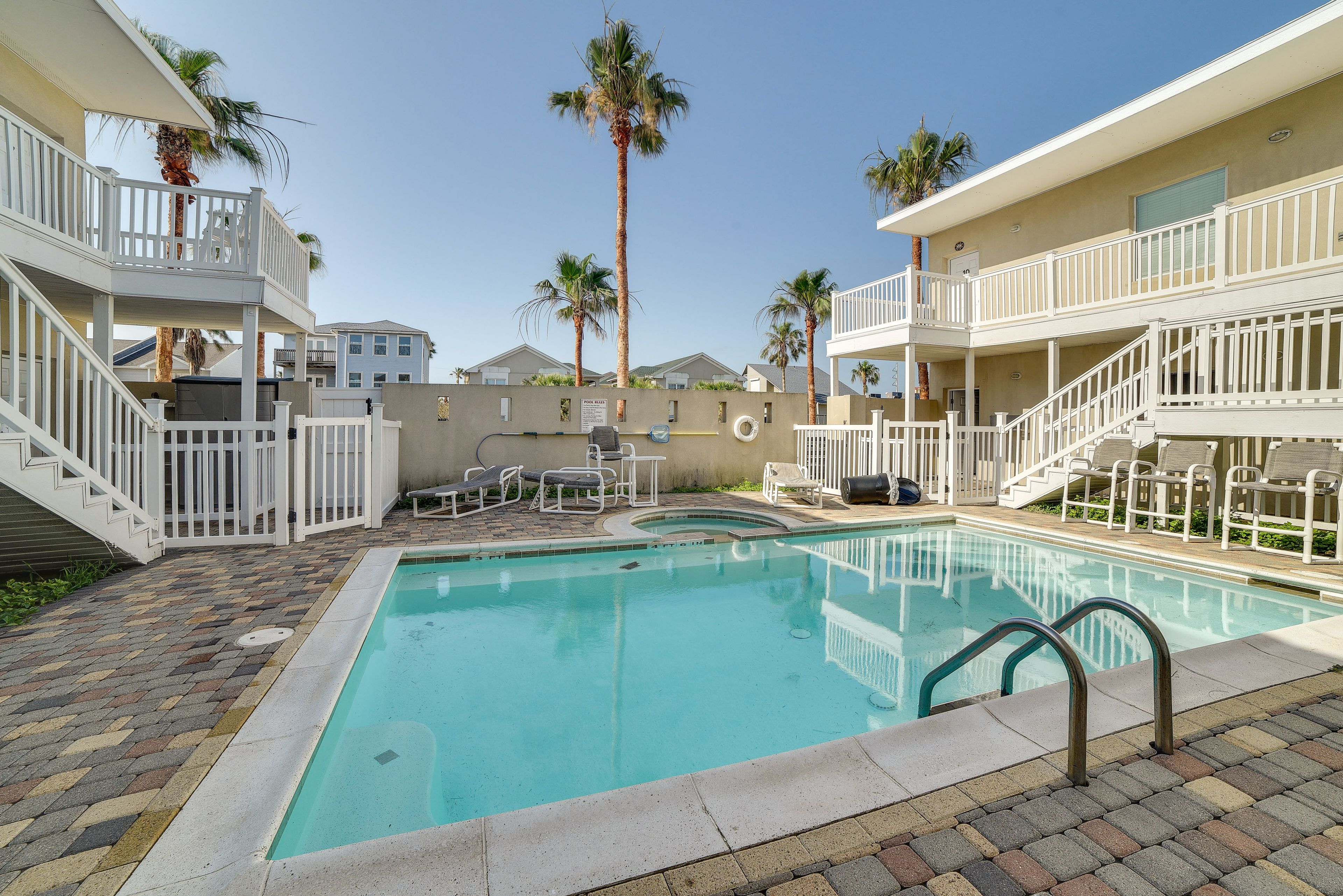 Community Pool & Hot Tub | Steps to the Beach