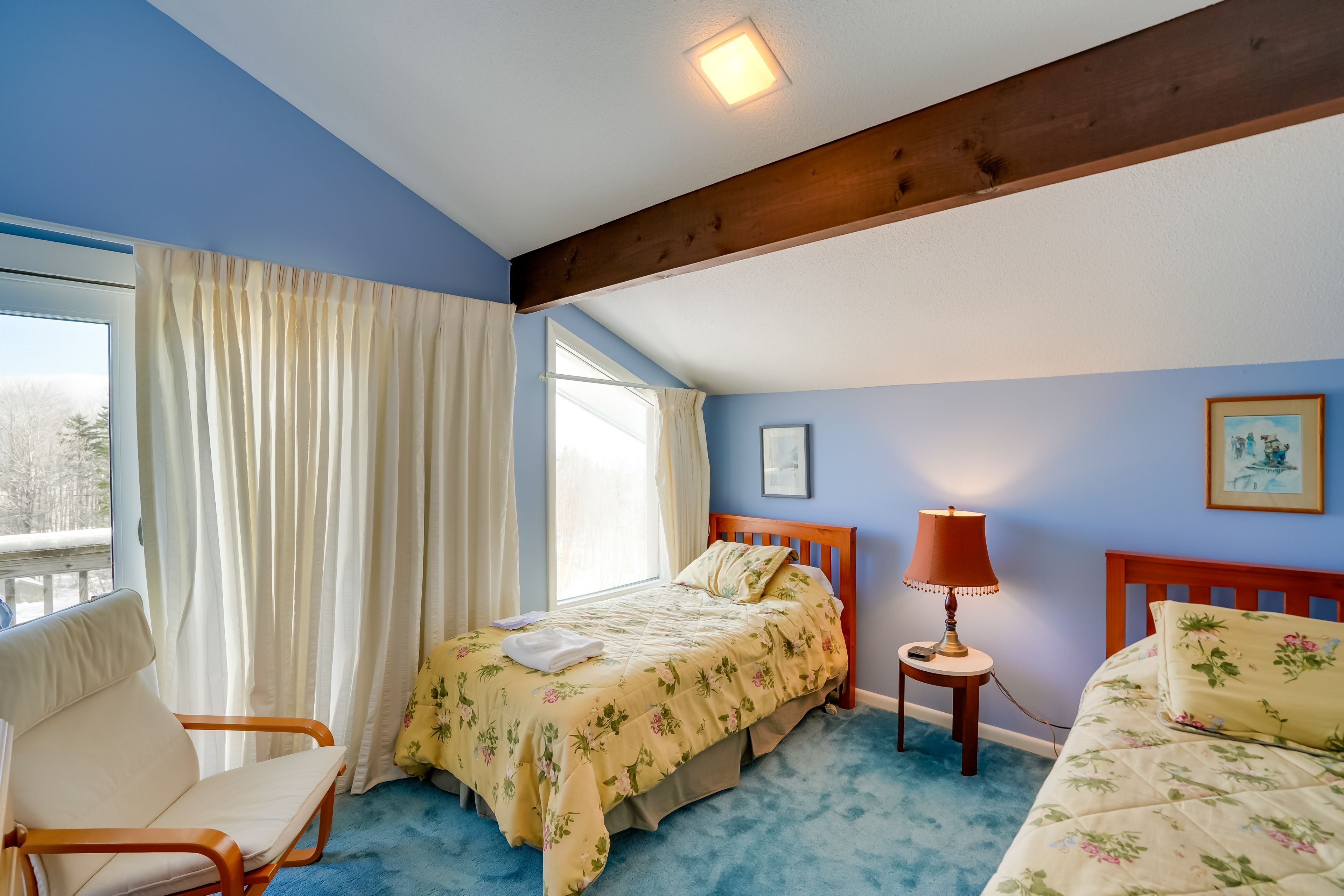 Bedroom 2 | 2 Twin Beds | Balcony Access
