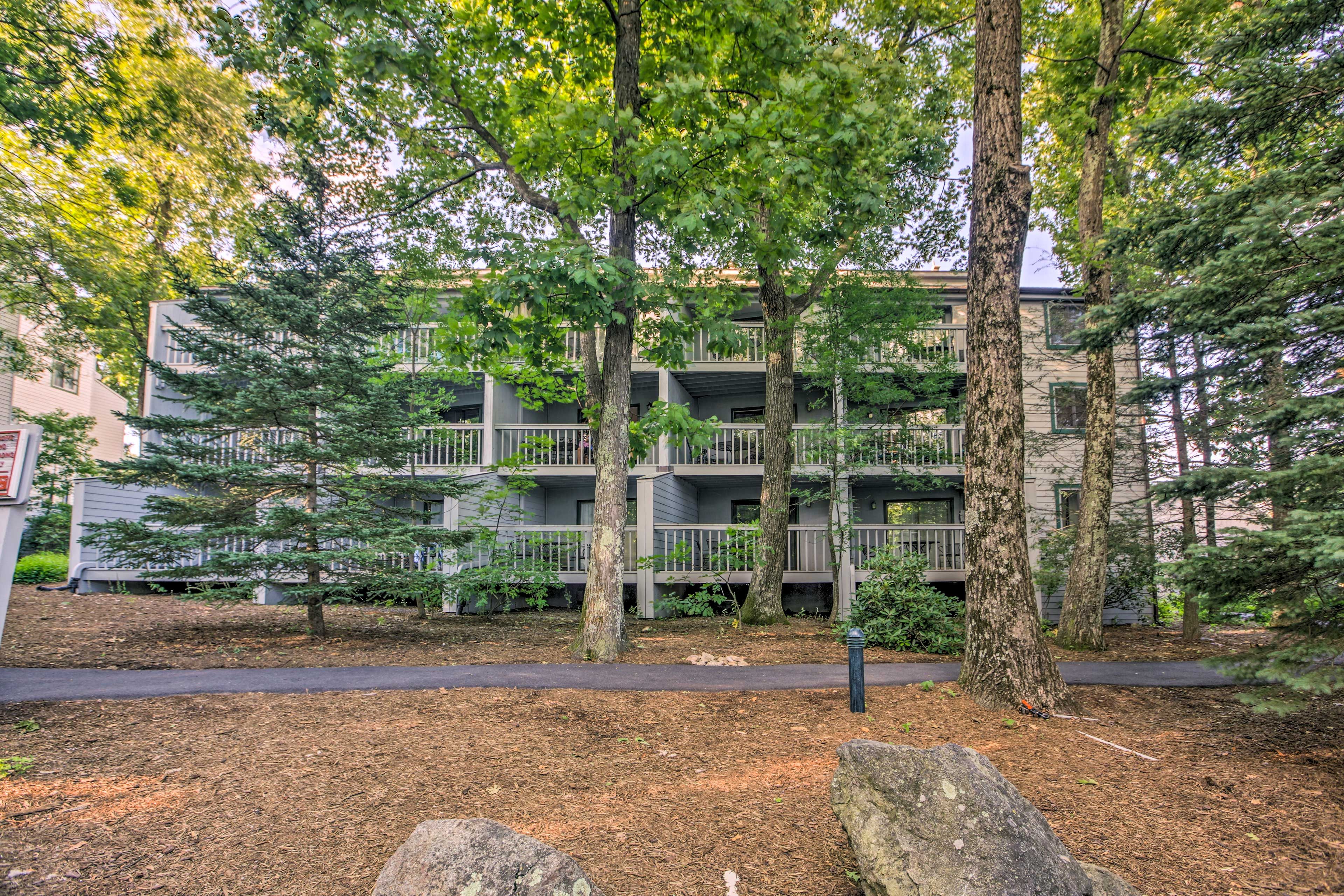 Building Exterior | Walk to Lodge