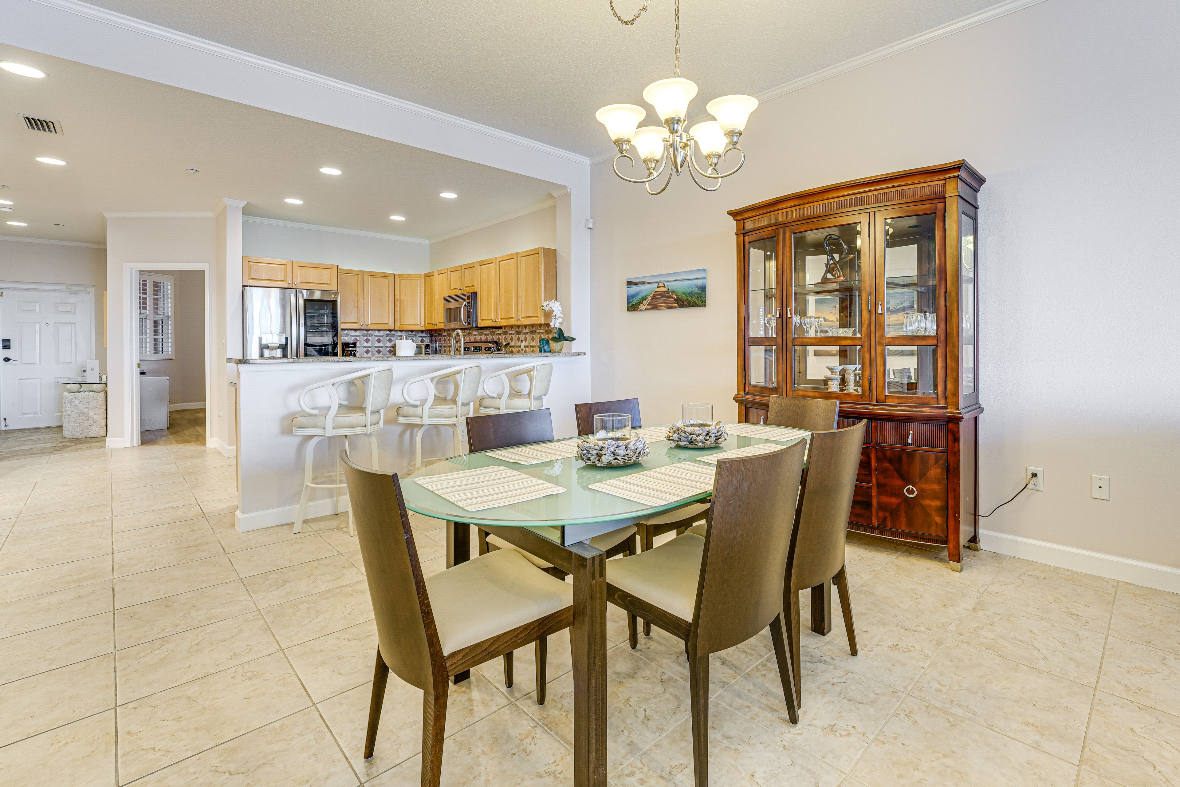 Dining & Kitchen Area | Open Floor Plan
