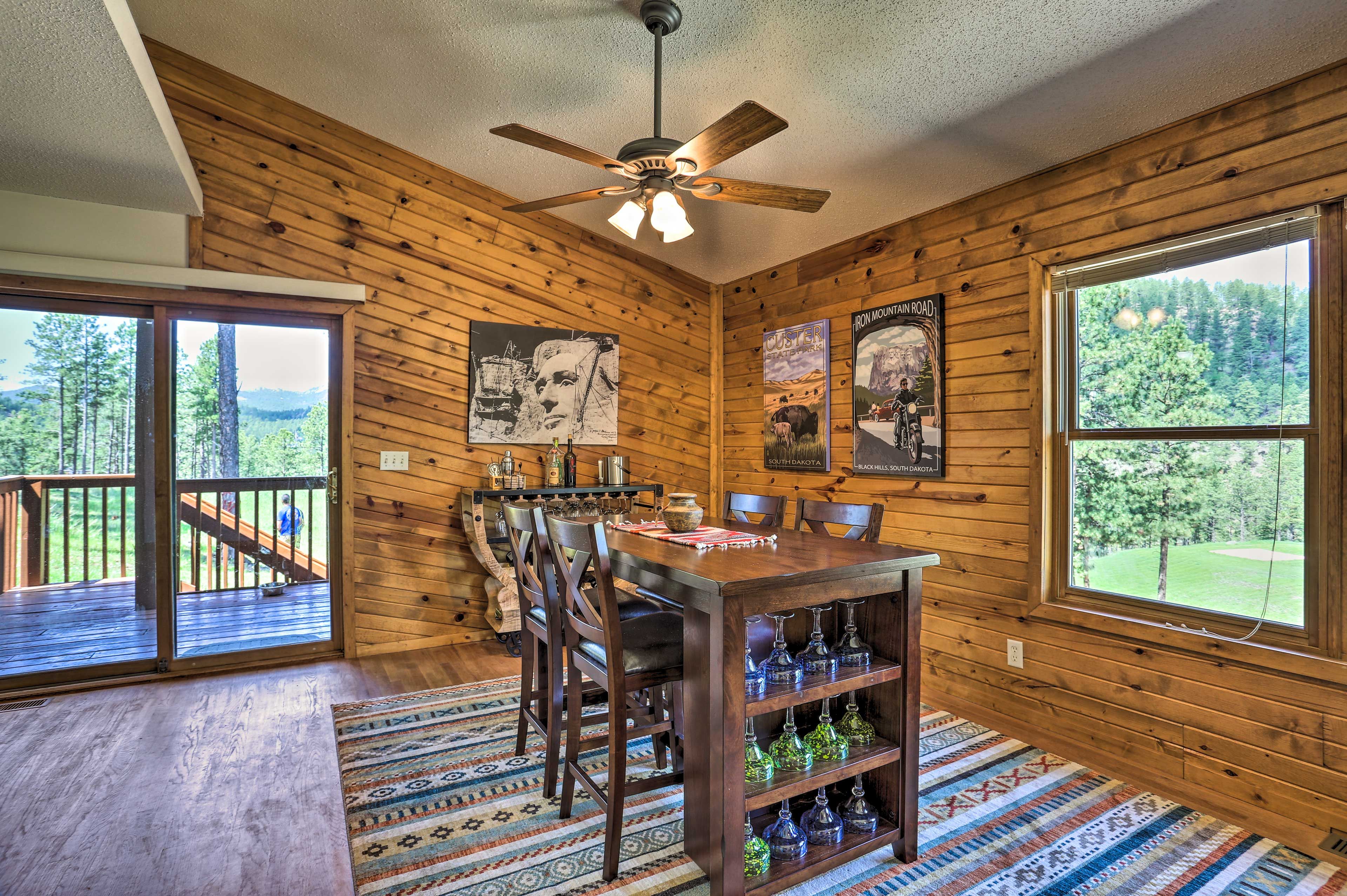 Dining Area | Dishware & Flatware Provided | Upper Floor