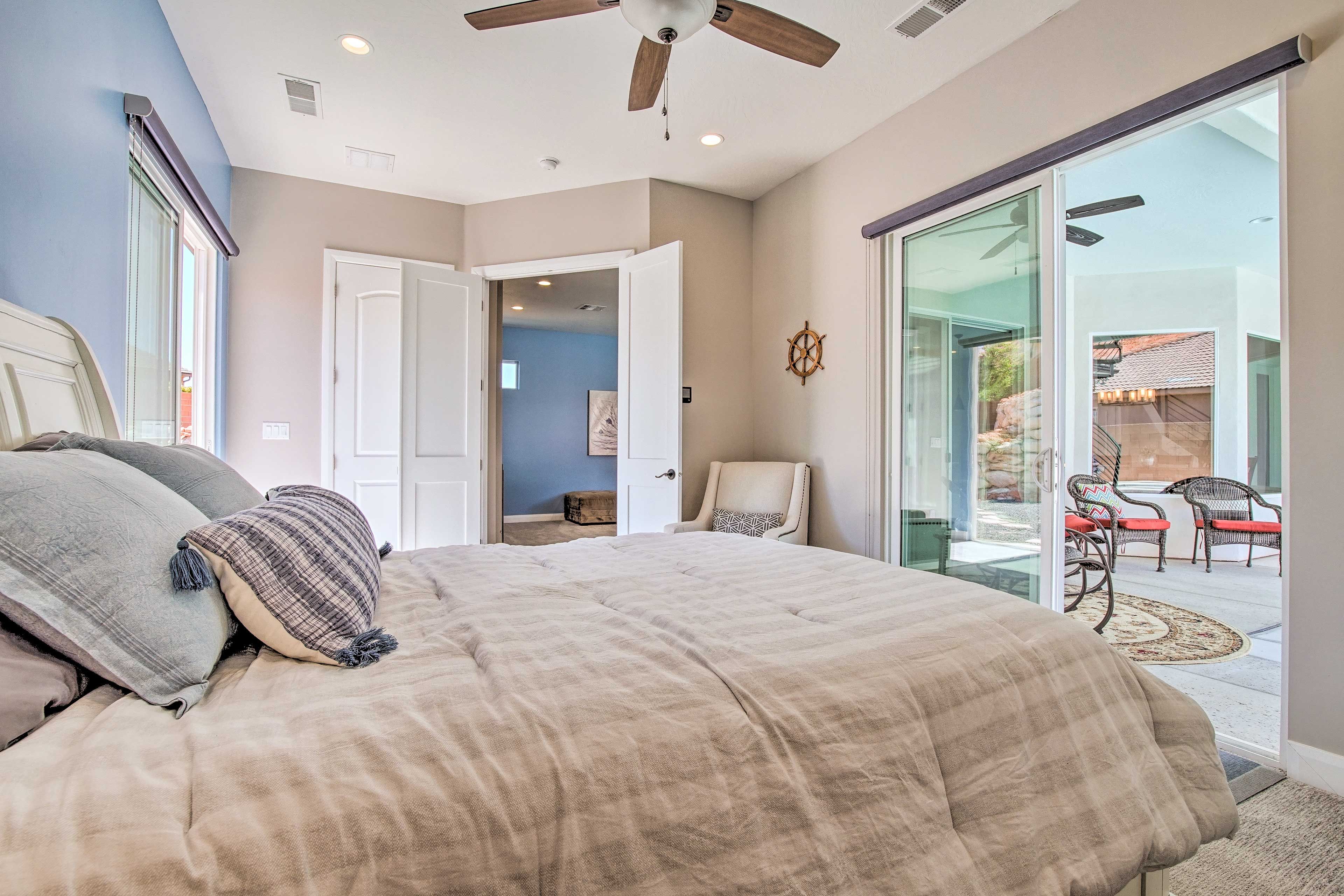 Bedroom 1 | Patio Access