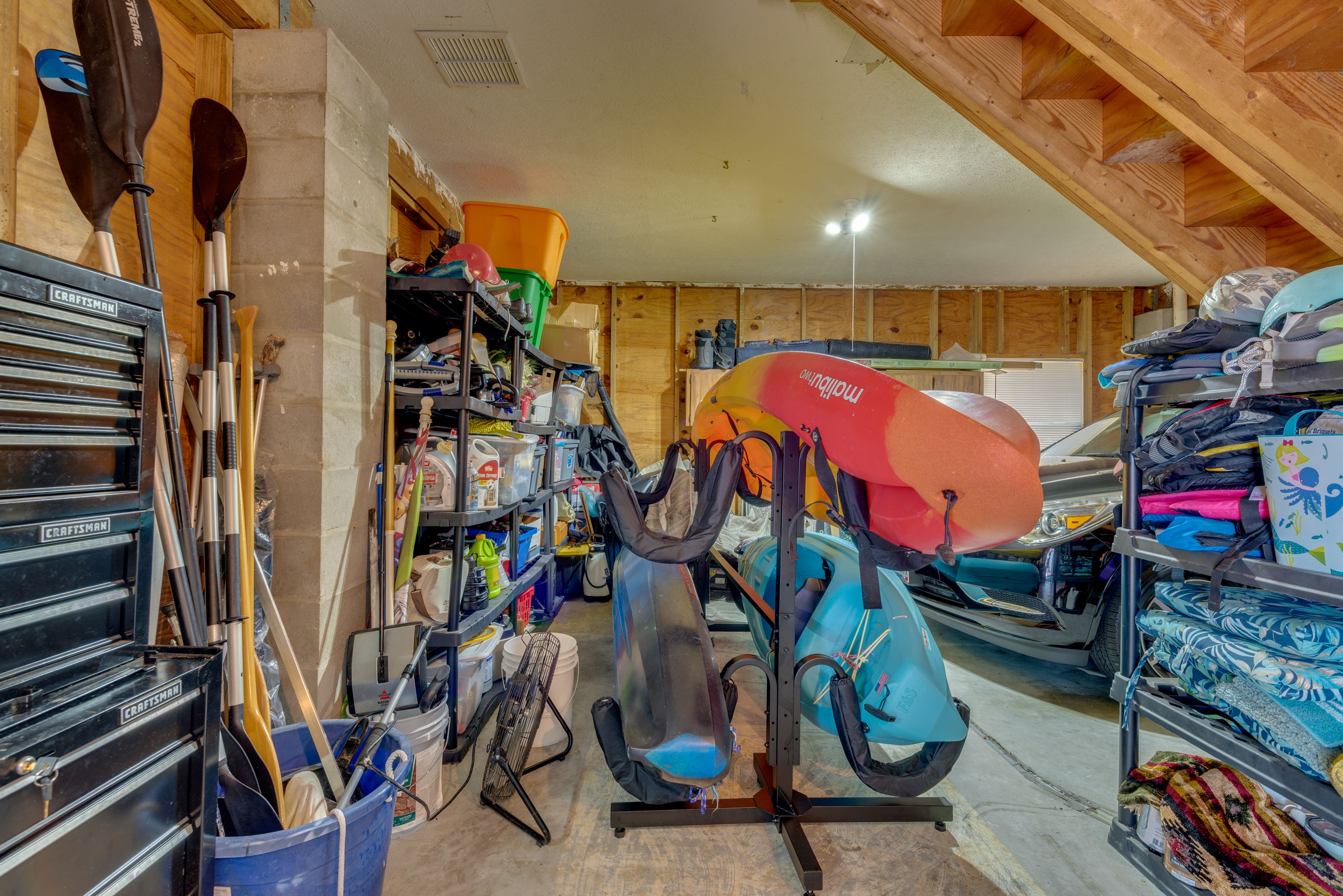 Storage Area | Kayaks Provided