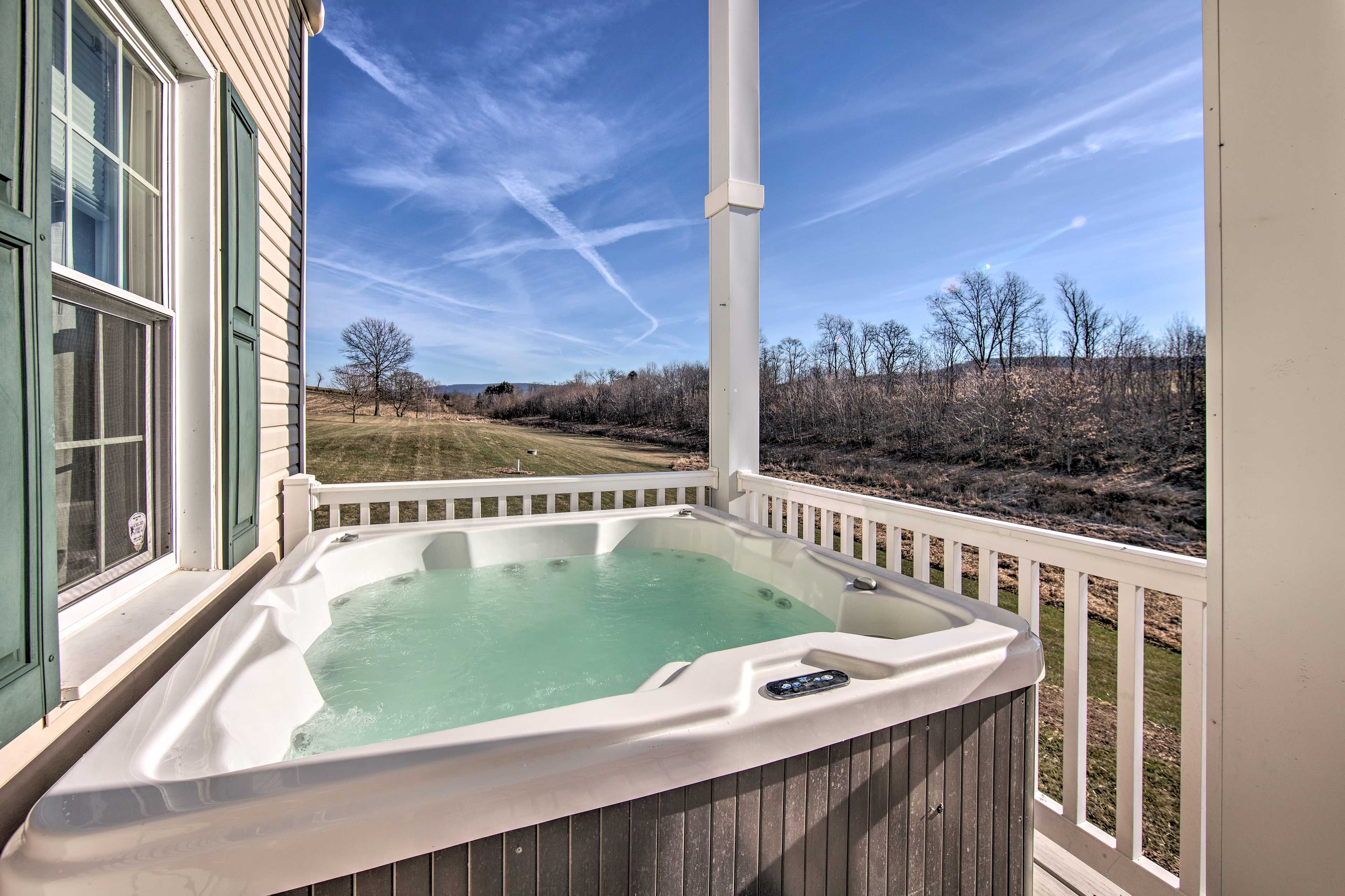 Deck | Private Hot Tub | Expansive Yard