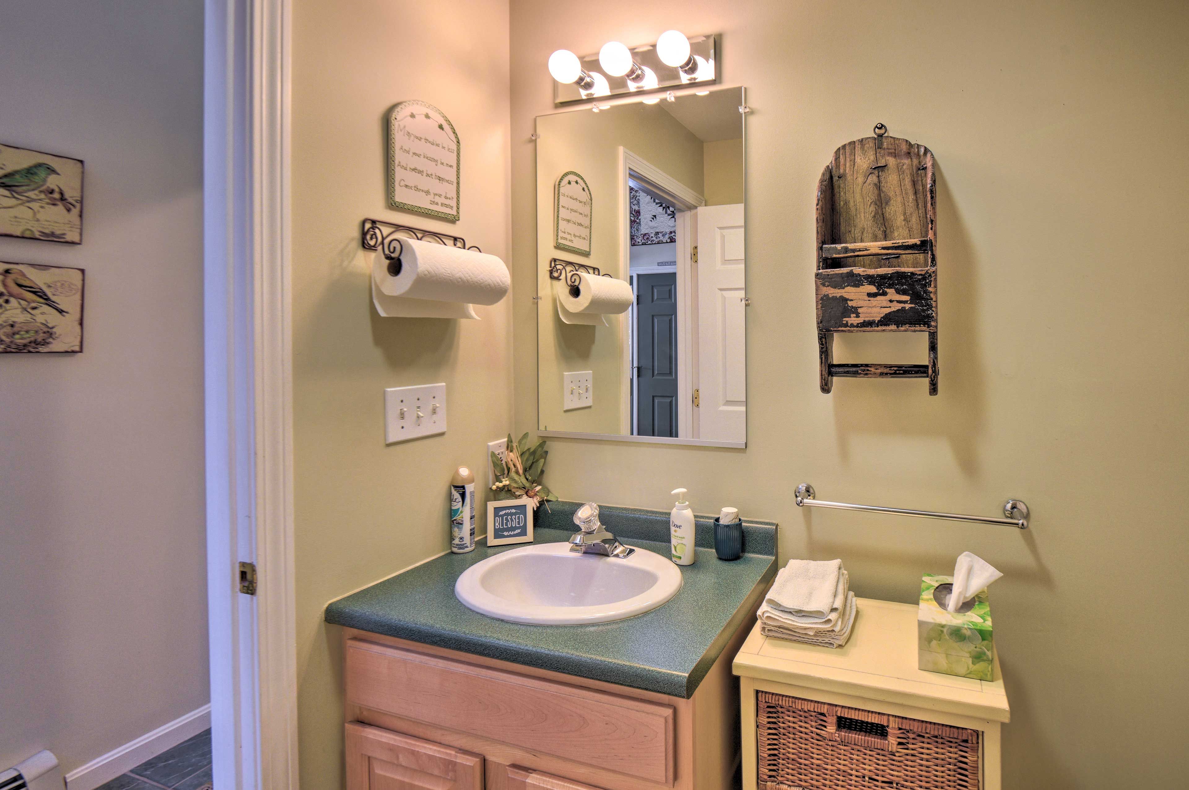Half Bathroom | Laundry Access