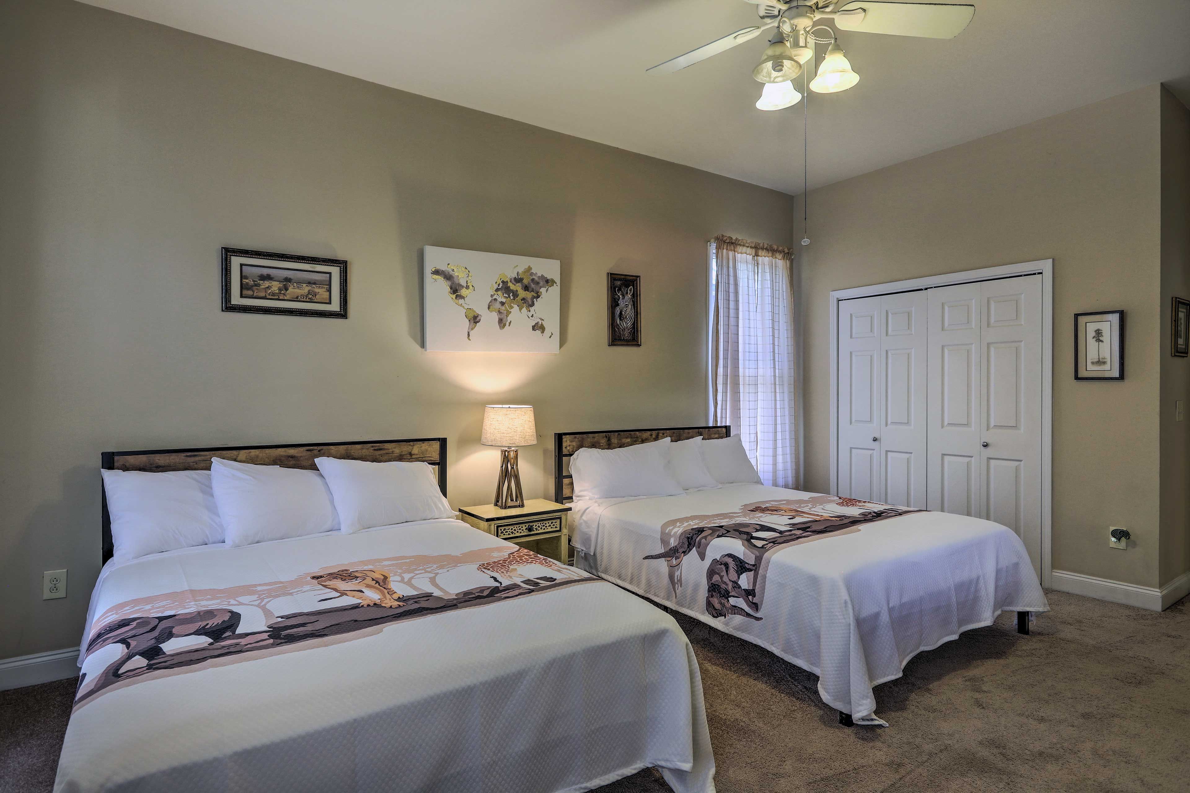 Bedroom 3 | 2 Queen Beds