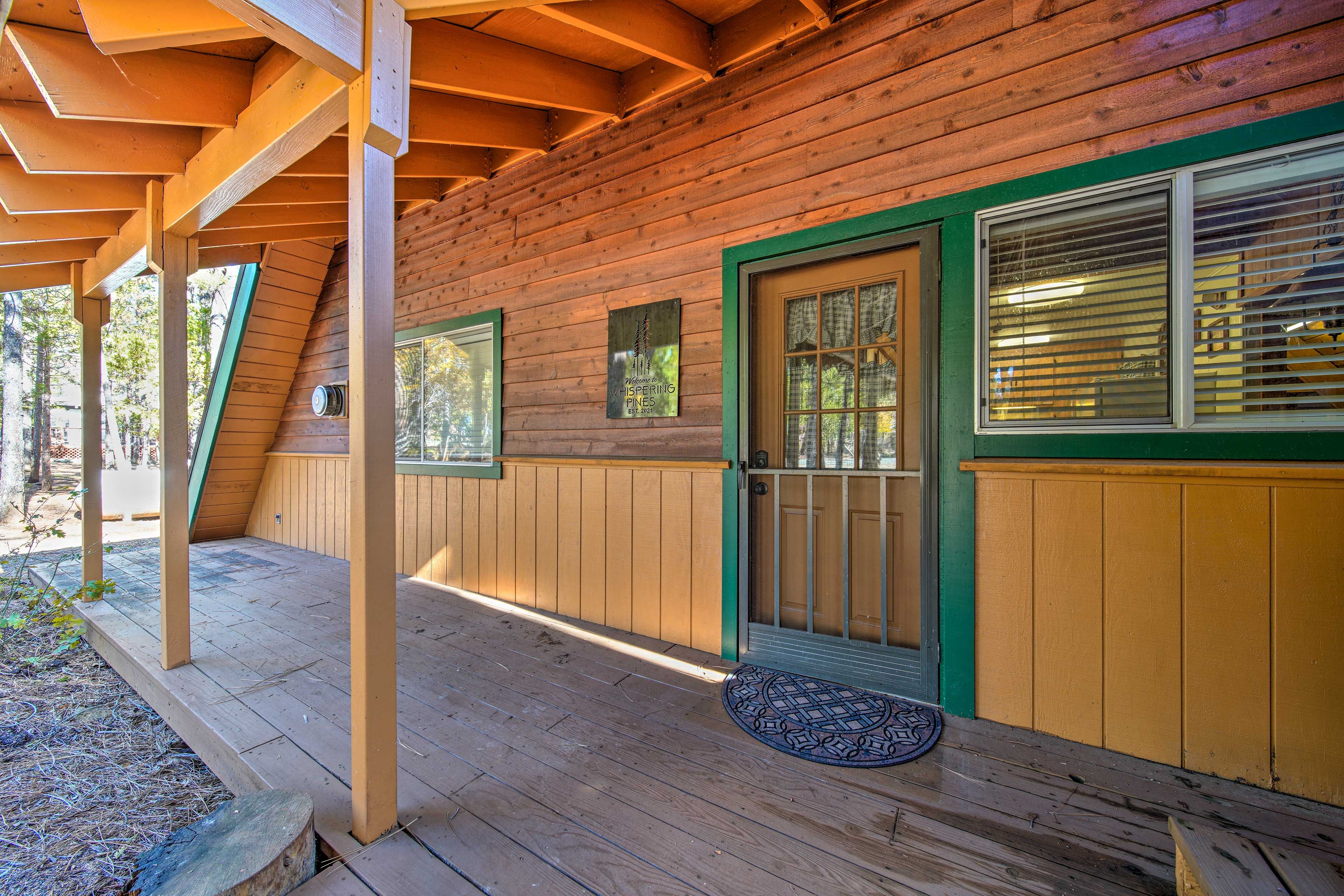 Cabin Entrance | Self Check-In