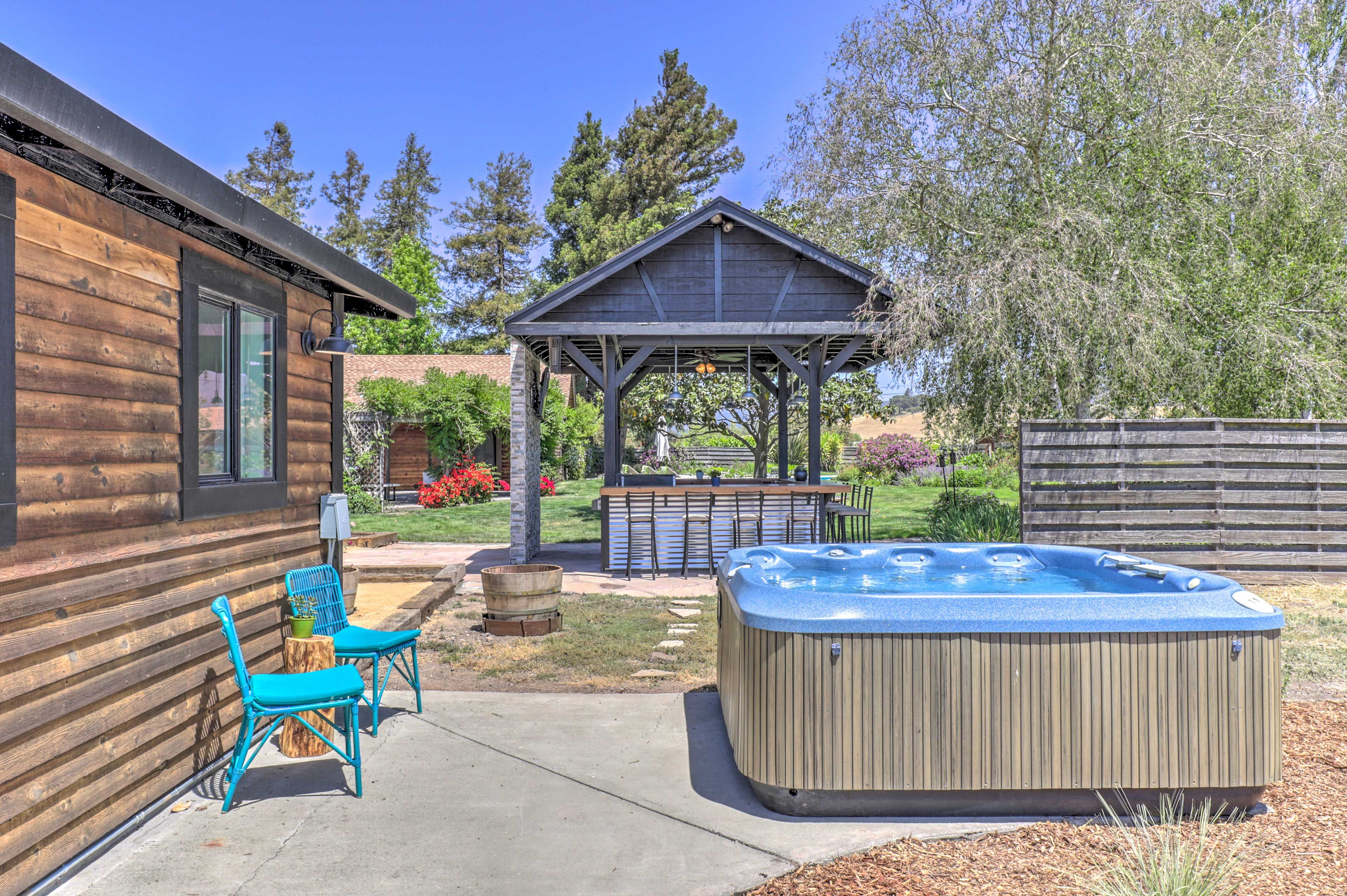 Exterior | 12-Person Hot Tub | Property Manager On-Site (Main House)