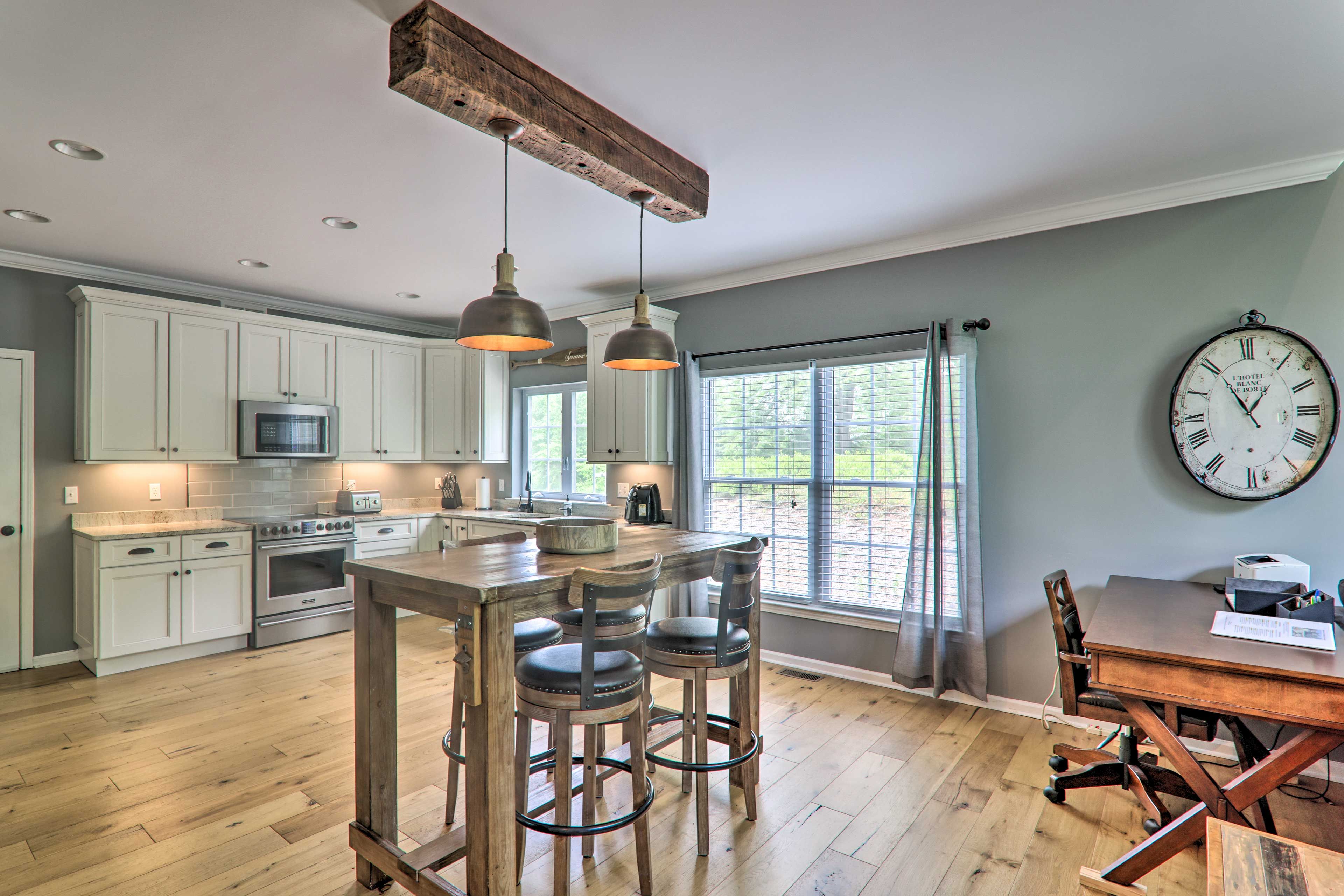 Kitchen | Wine Cooler | Keurig Coffee Maker | Cooking Utensils