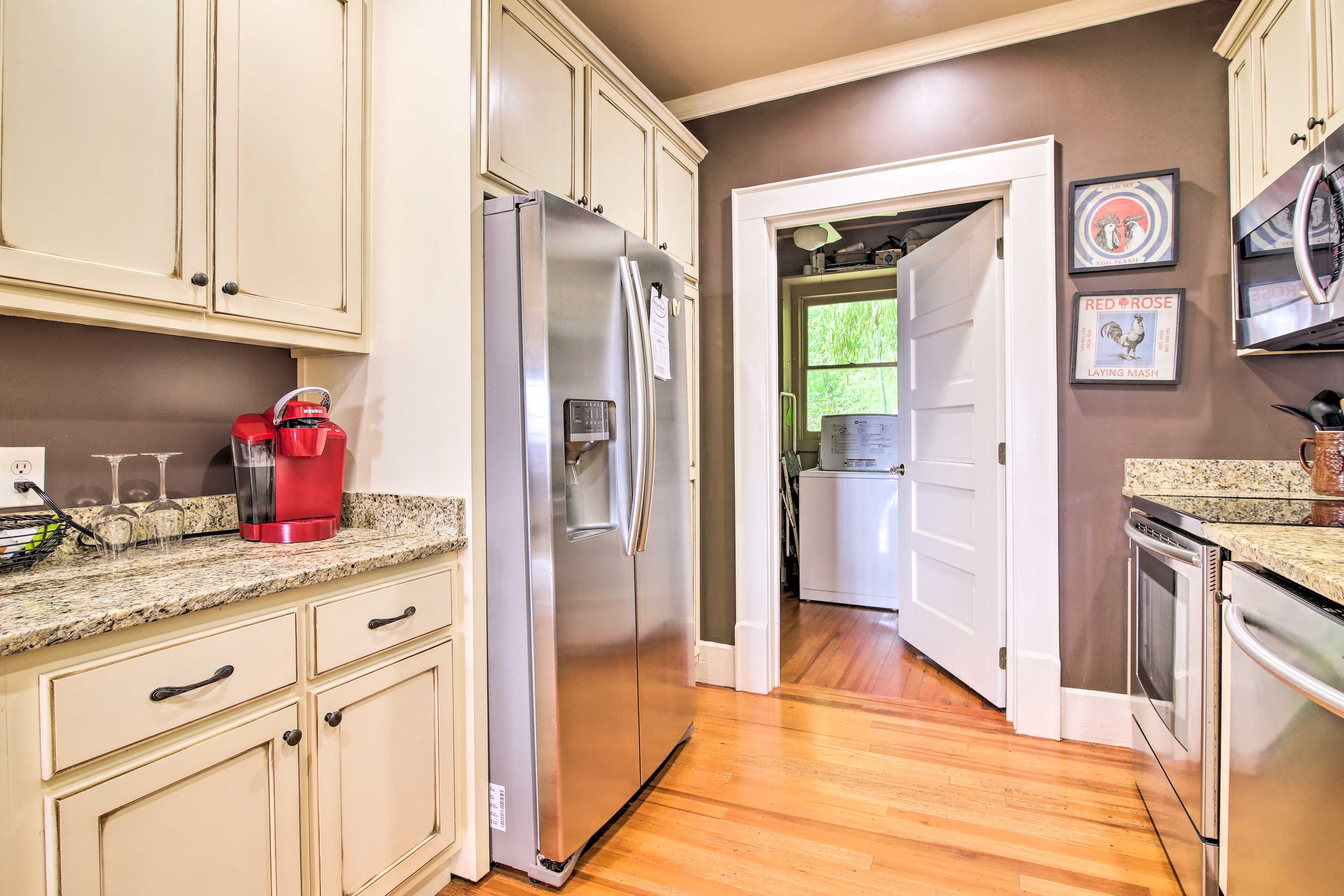 Fully Equipped Kitchen | Keurig Coffee Maker
