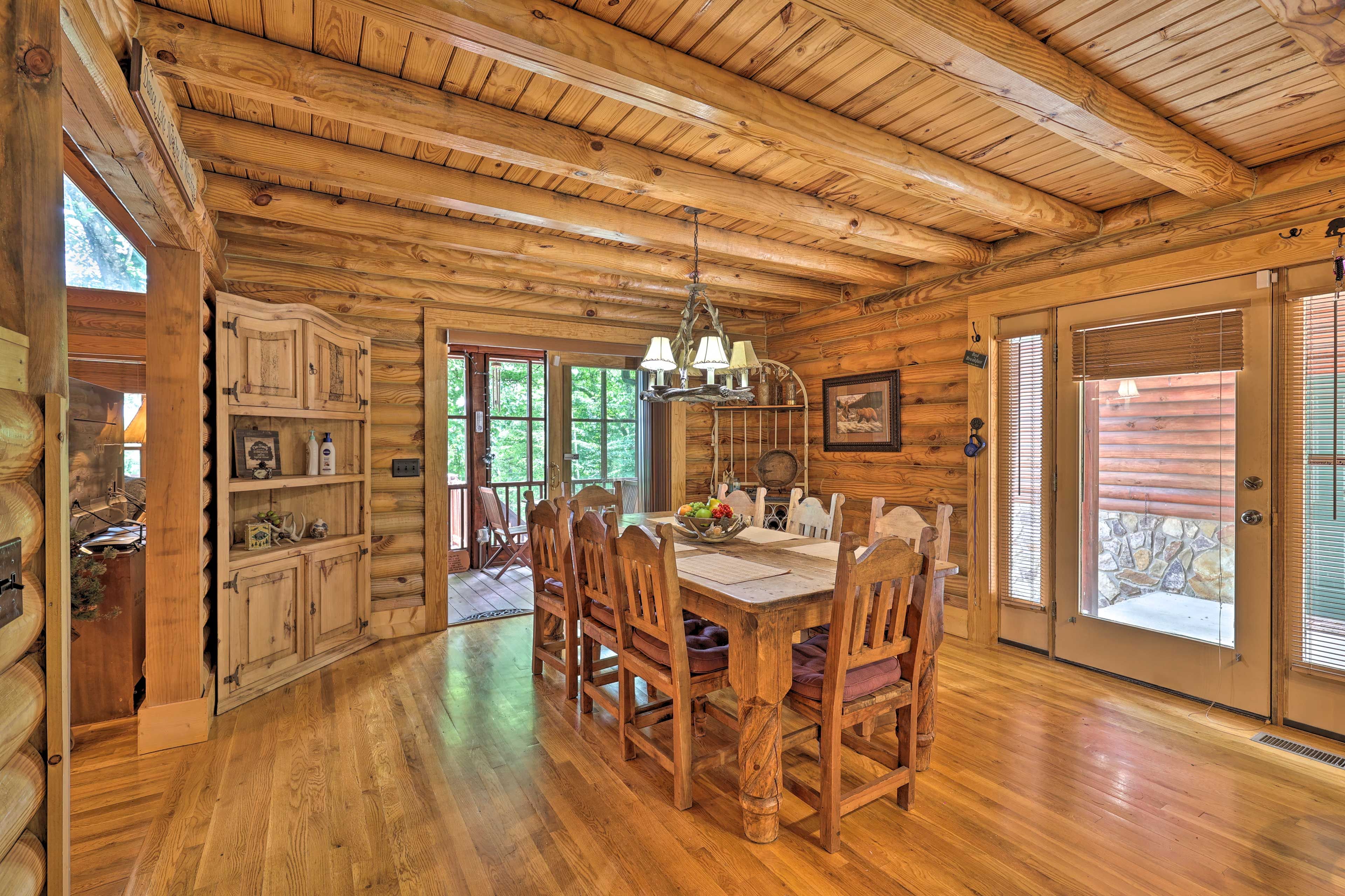 Dining Area | Dishware & Flatware Provided | 1st Floor