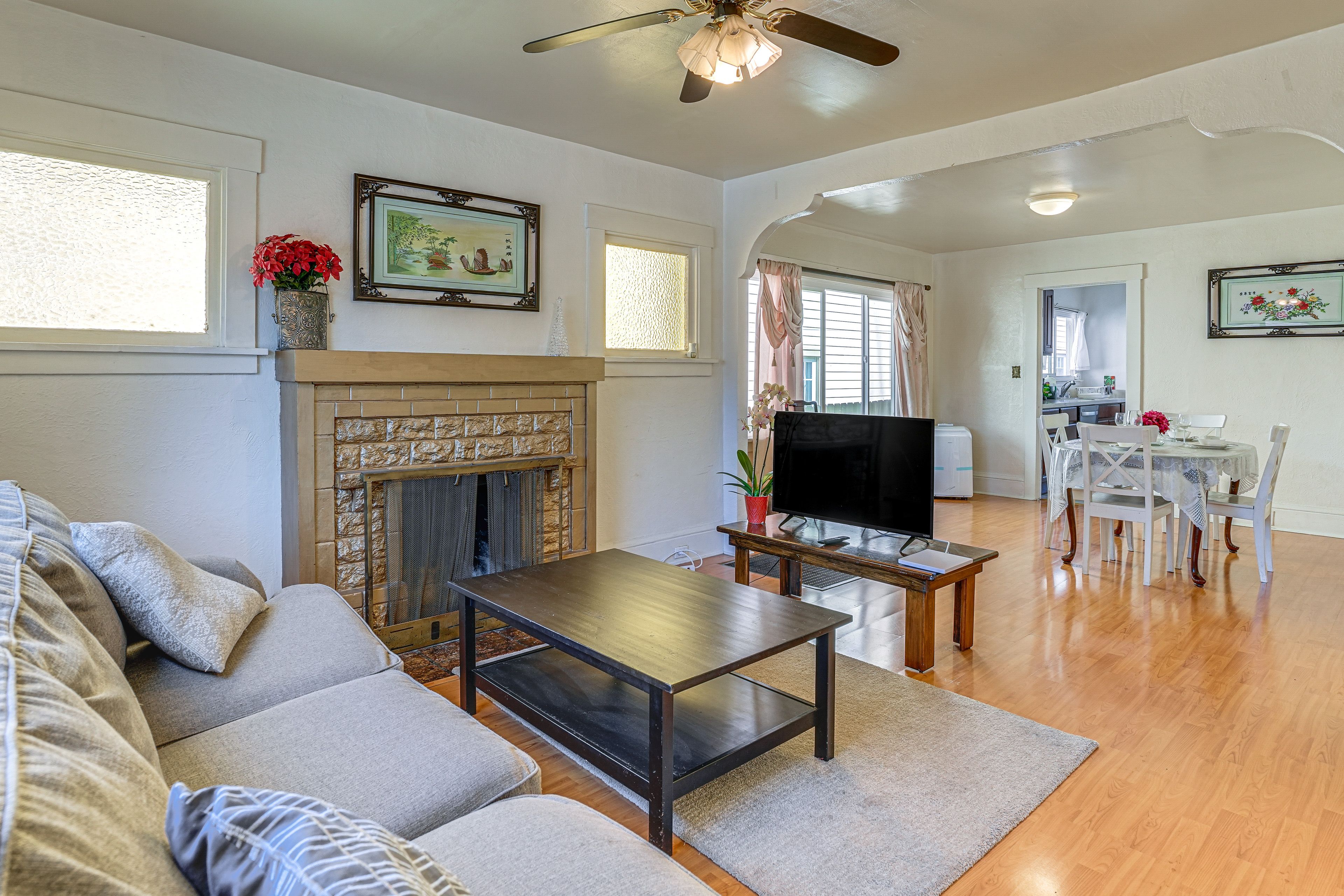 Living Room | Smart TV | Single-Story Home