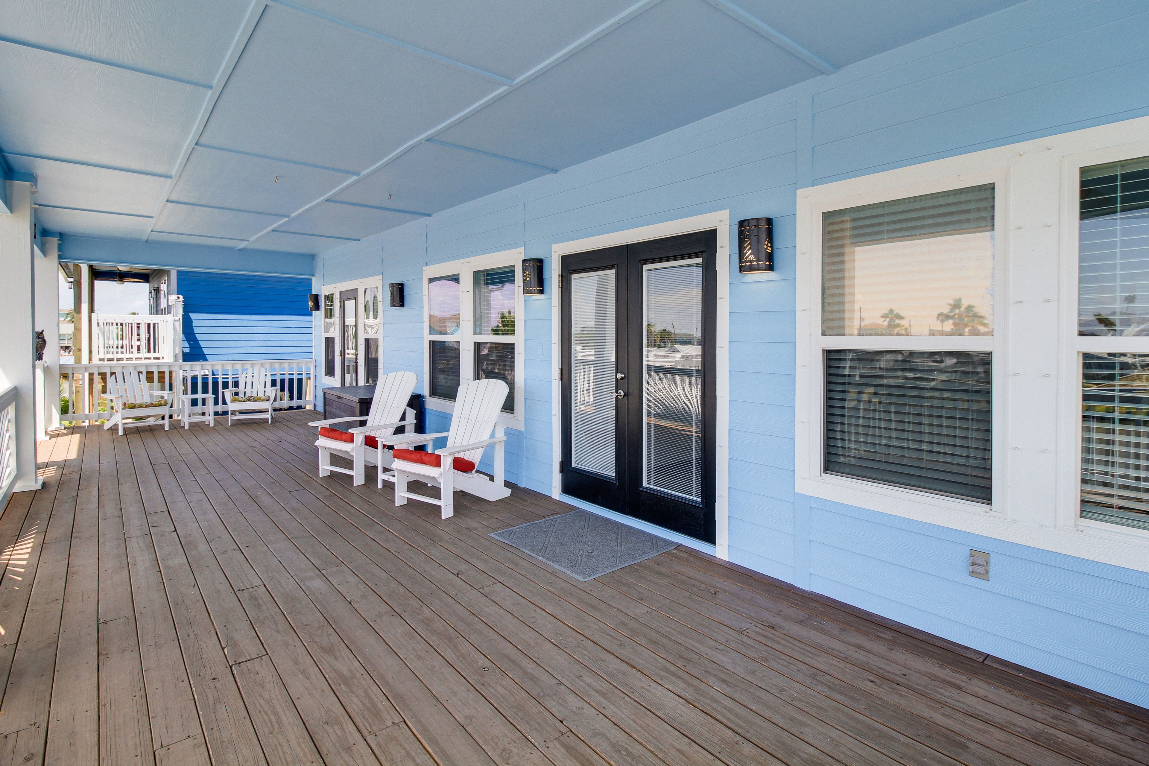 Covered Deck | Outdoor Seating | Water Views