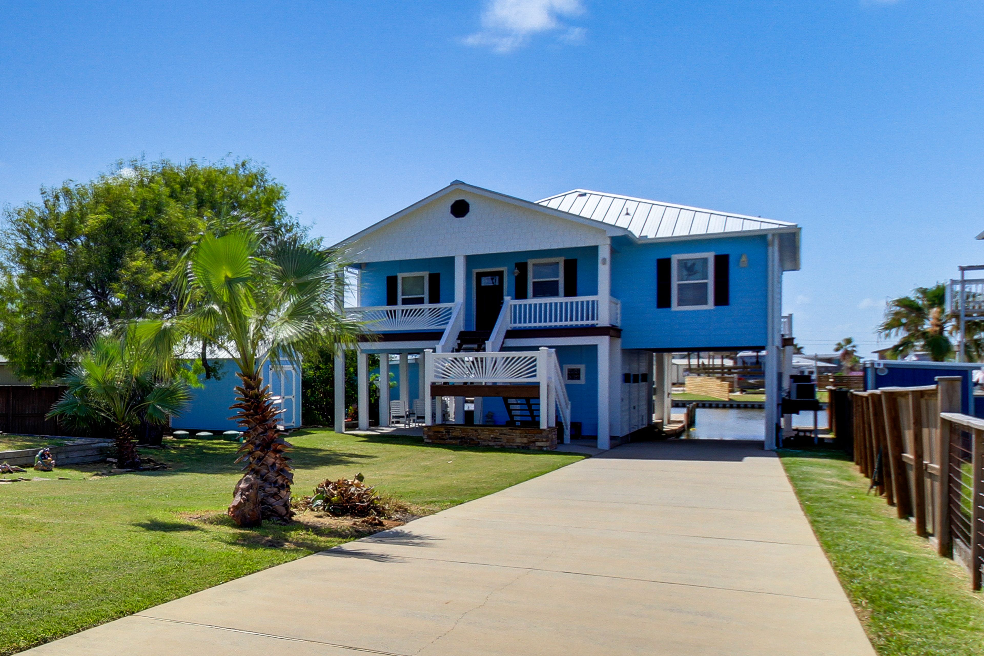 Front Exterior | 2-Story Home | Covered & Uncovered Deck