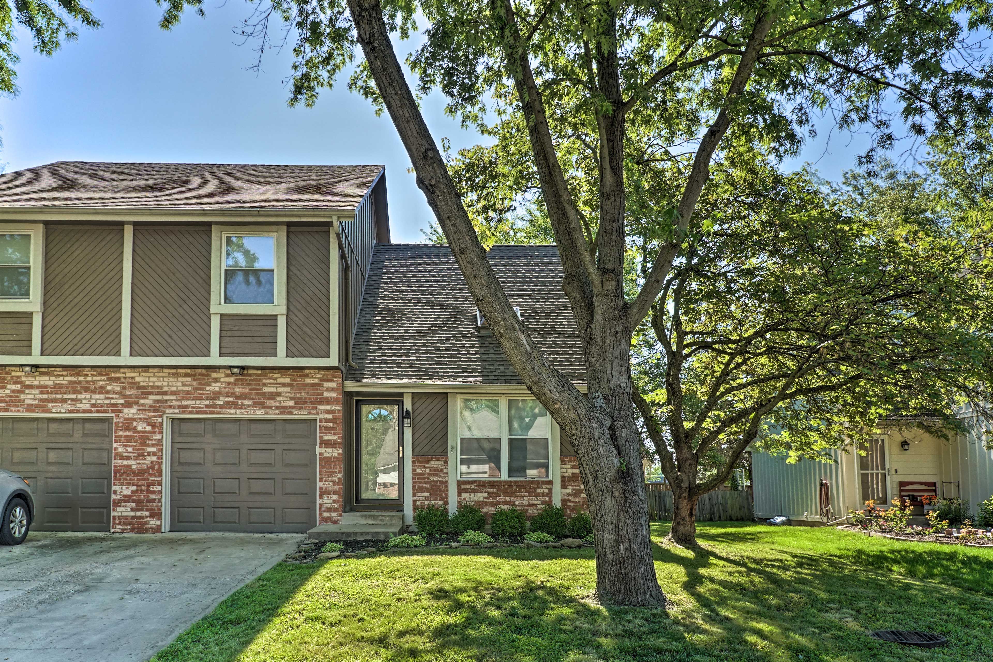 Townhome Exterior | Driveway Parking (2 Vehicles)