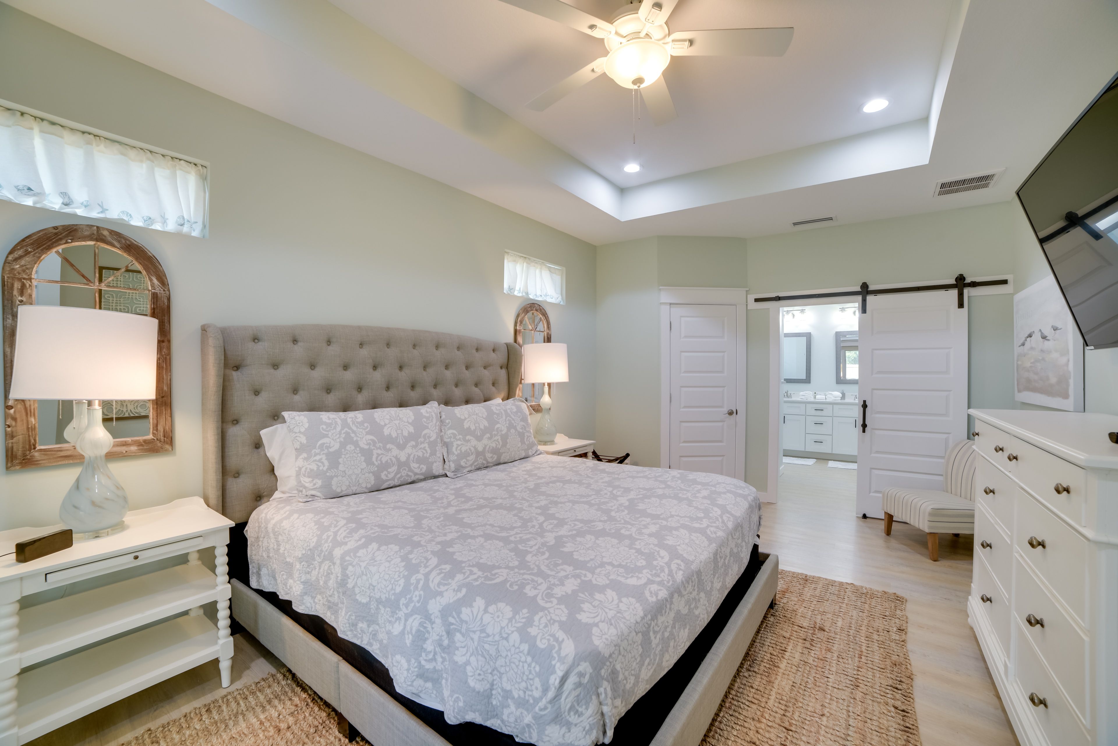 Bedroom 1 | King Bed | Linens Provided | Smart TV