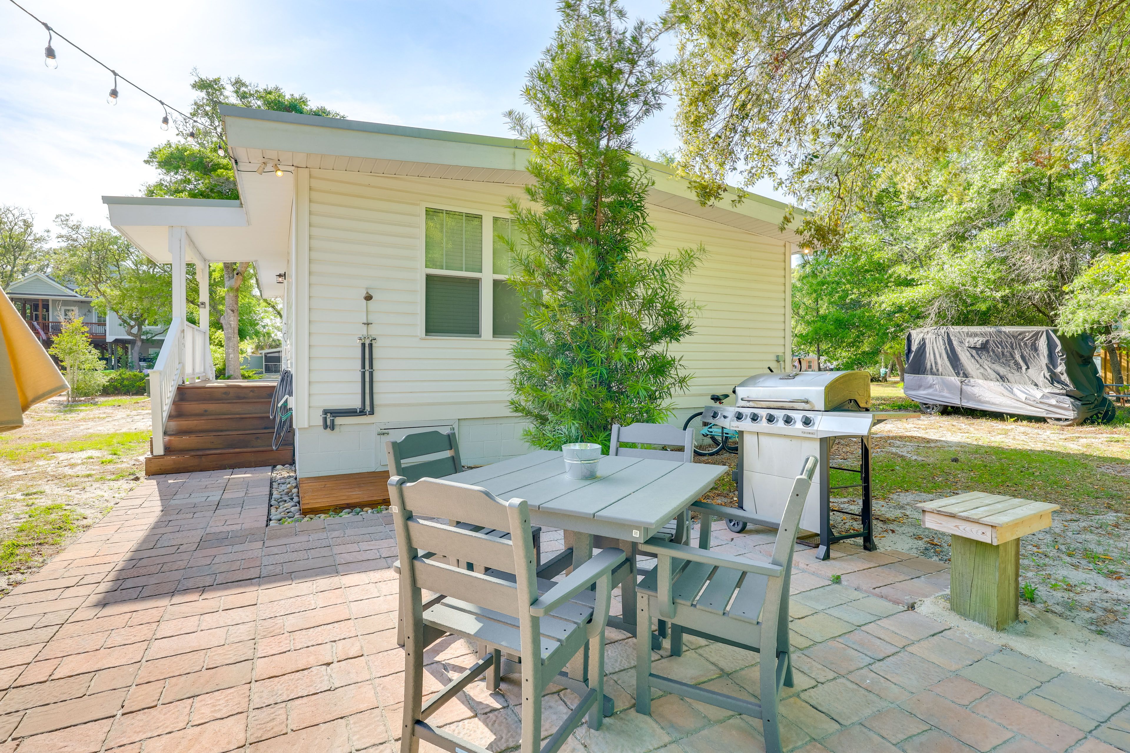 Patio | Gas Grill | Dining Area | Outdoor Shower | Fire Pit