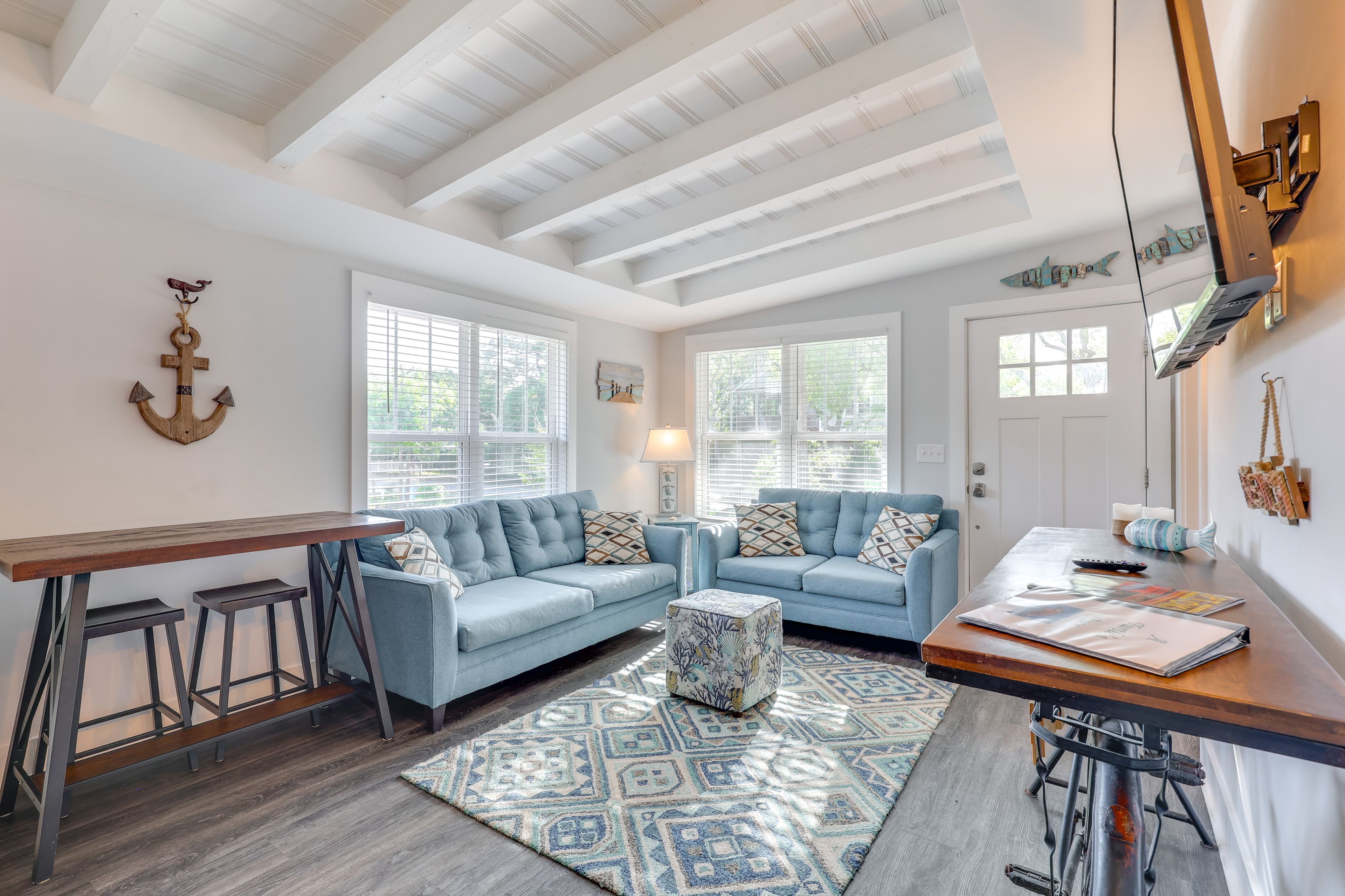 Oak Island Vacation Rental | 2BR | 2BA | 850 Sq Ft | Single-Story Home
