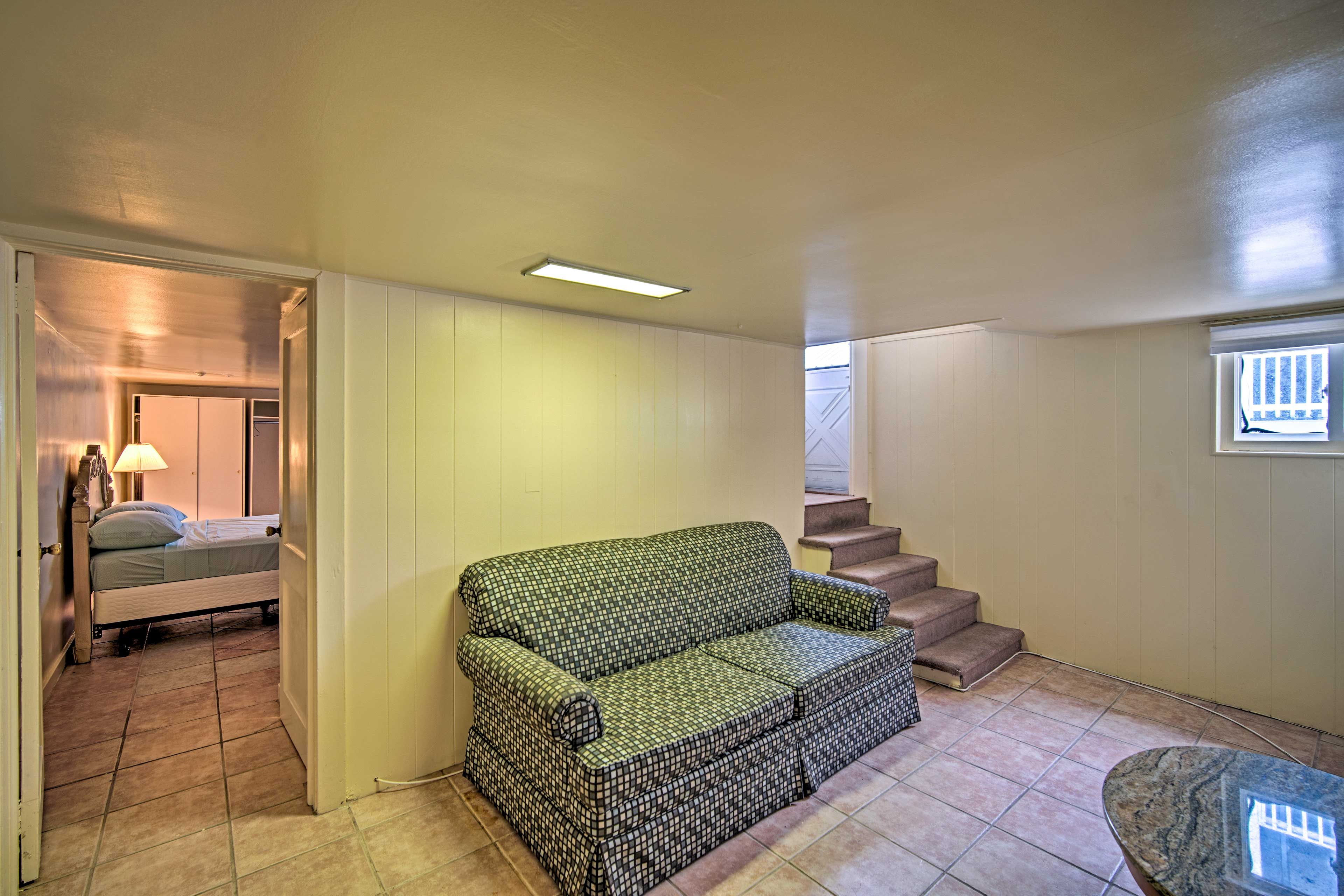 Downstairs Living Room | Sleeper Sofa