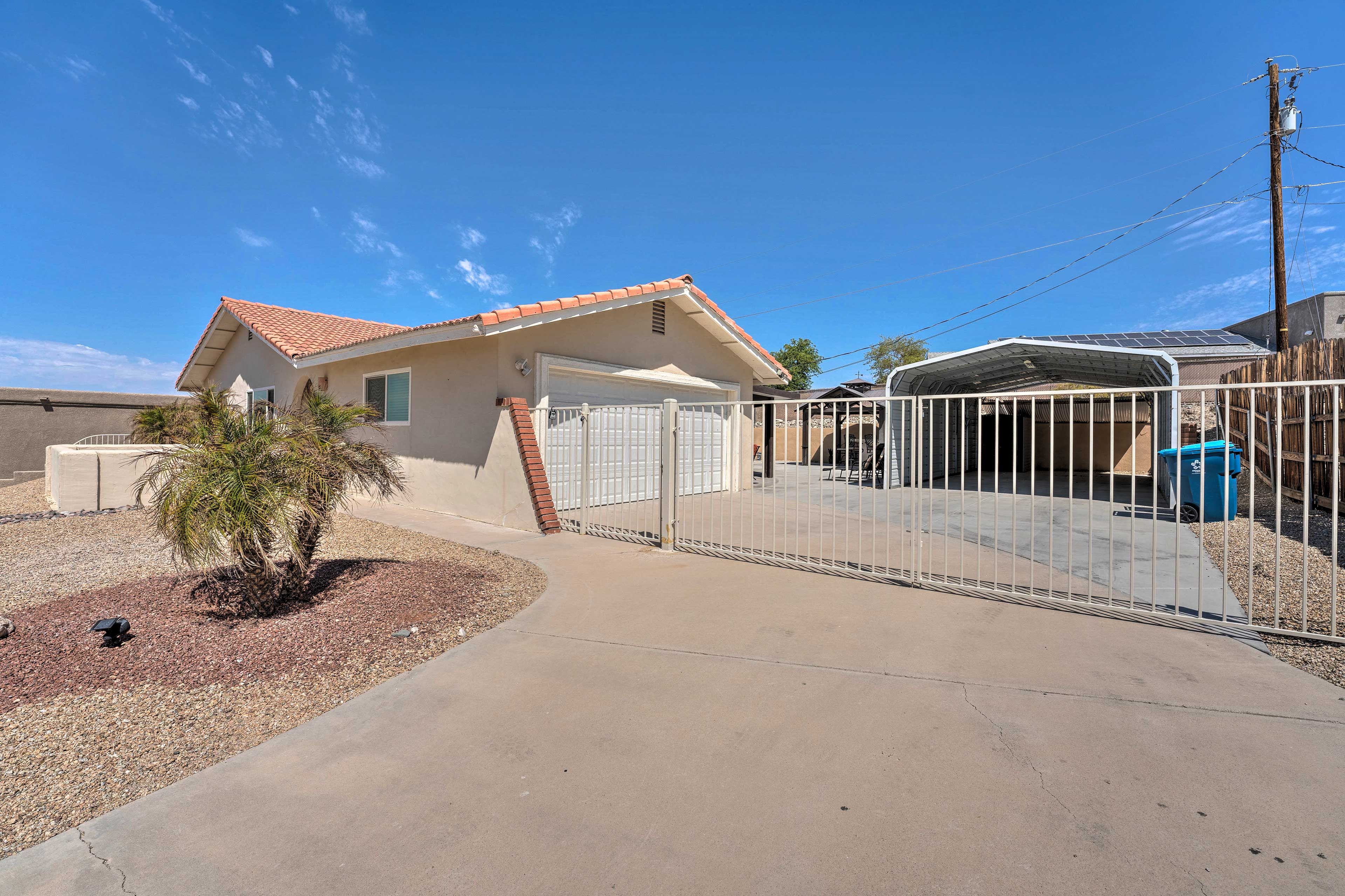 Home Exterior | Gated Boat Parking | Exterior Camera (Facing Out)