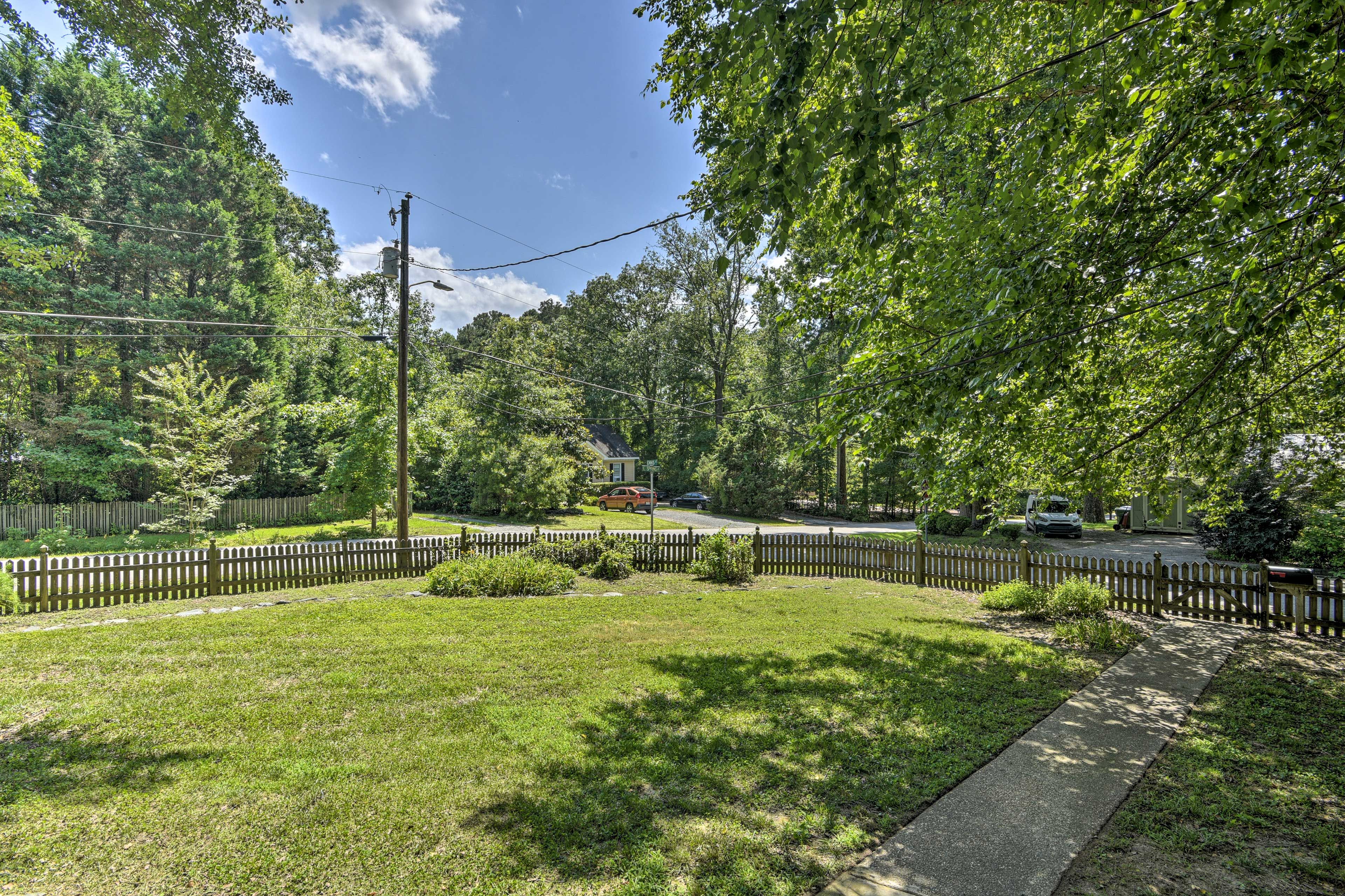 Spacious Yard | Historic Neighborhood | 18 Mi to Raleigh