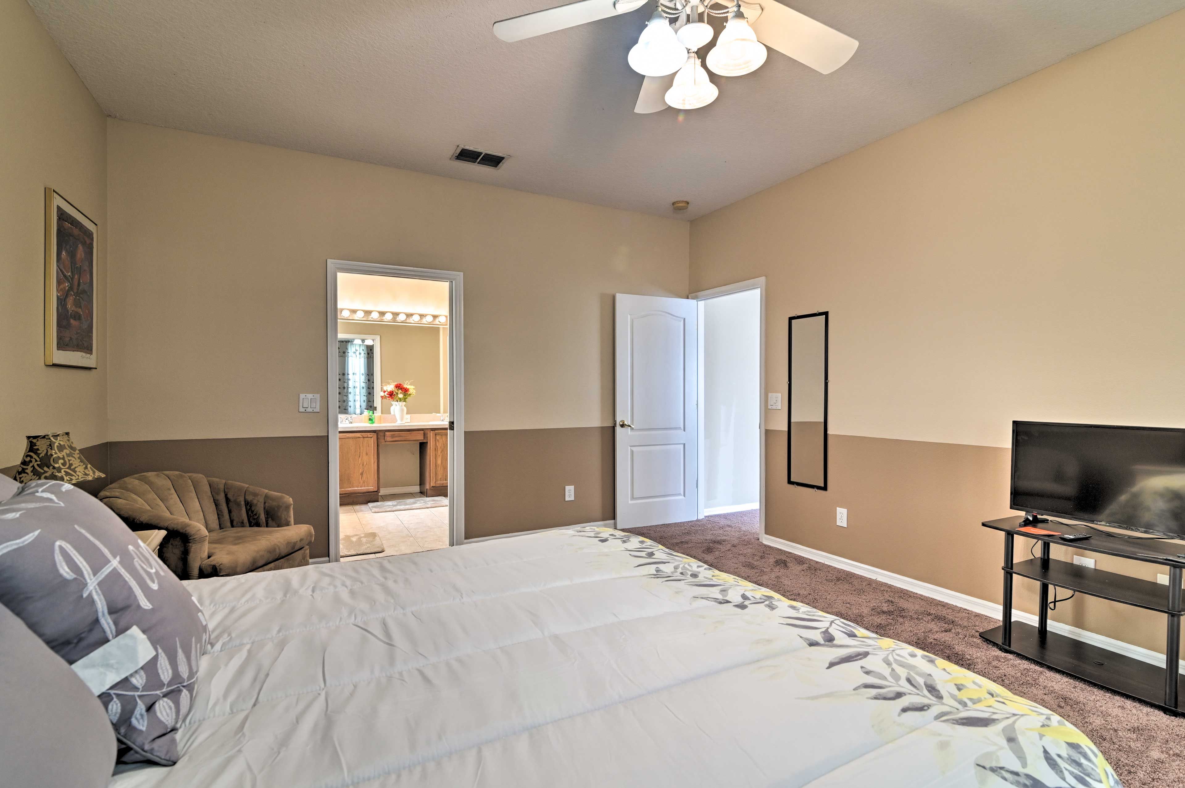Bedroom 1 | En-Suite Bathroom | 1st Floor | Smart TV