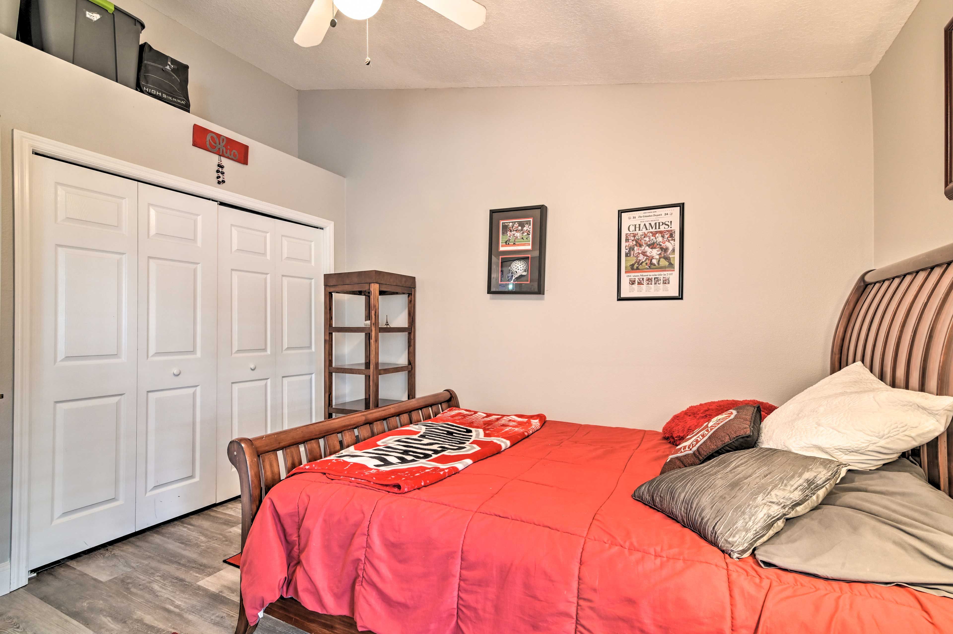 Bedroom 3 | Hangars Provided | Iron/Board