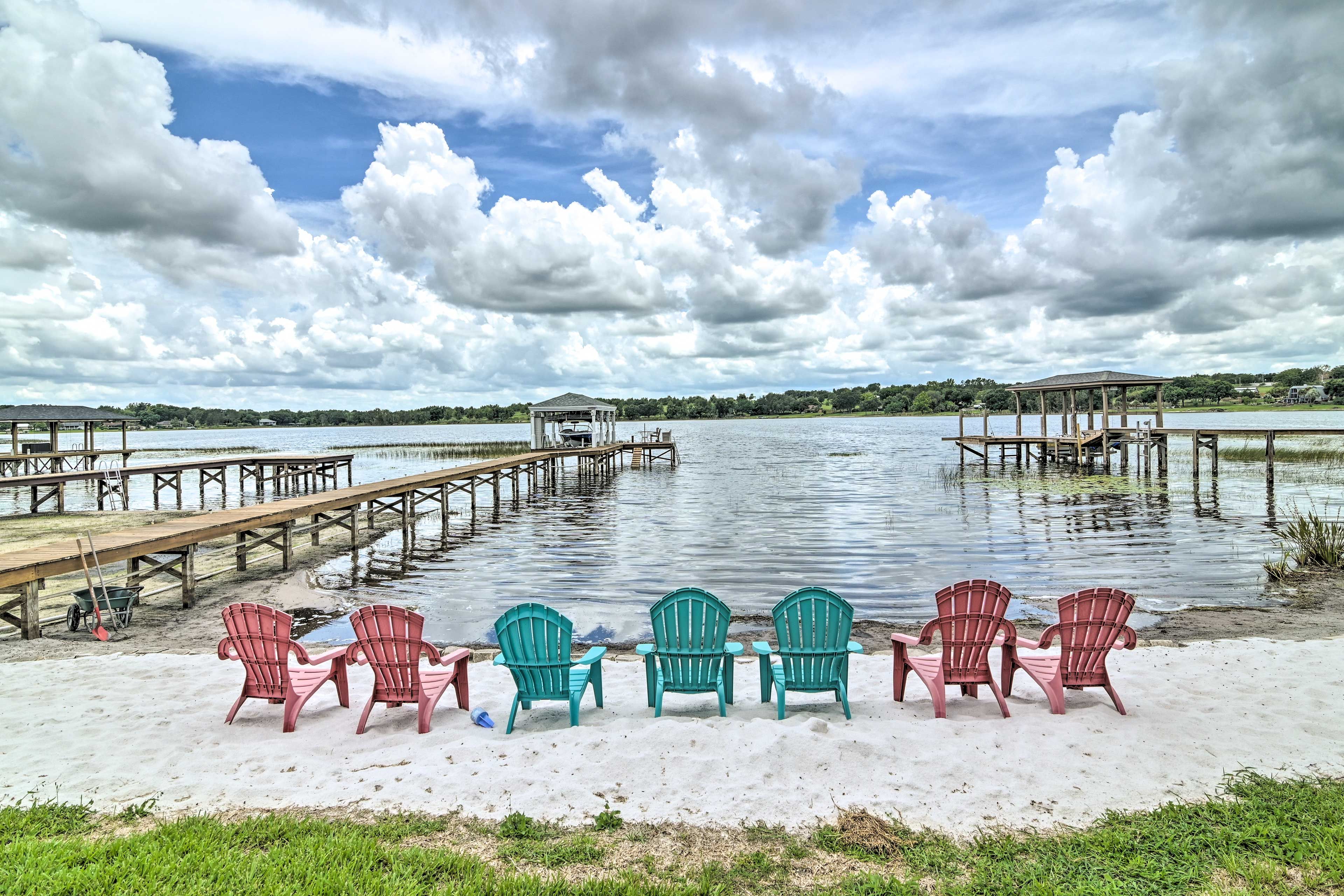 Clermont Vacation Rental | 4BR | 2BA | 2,000 Sq Ft | Private Beach