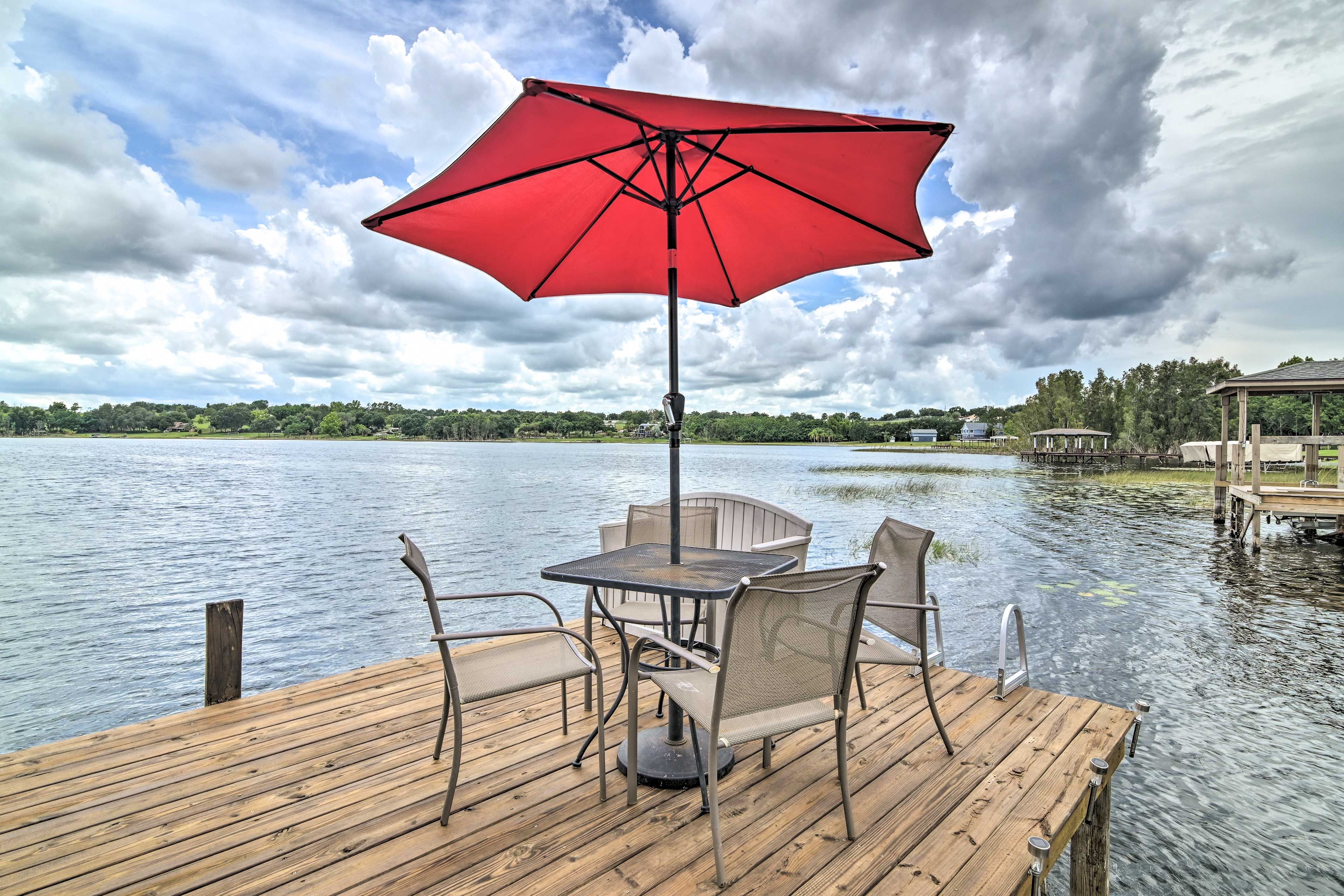 Private Dock | Fishing On-Site