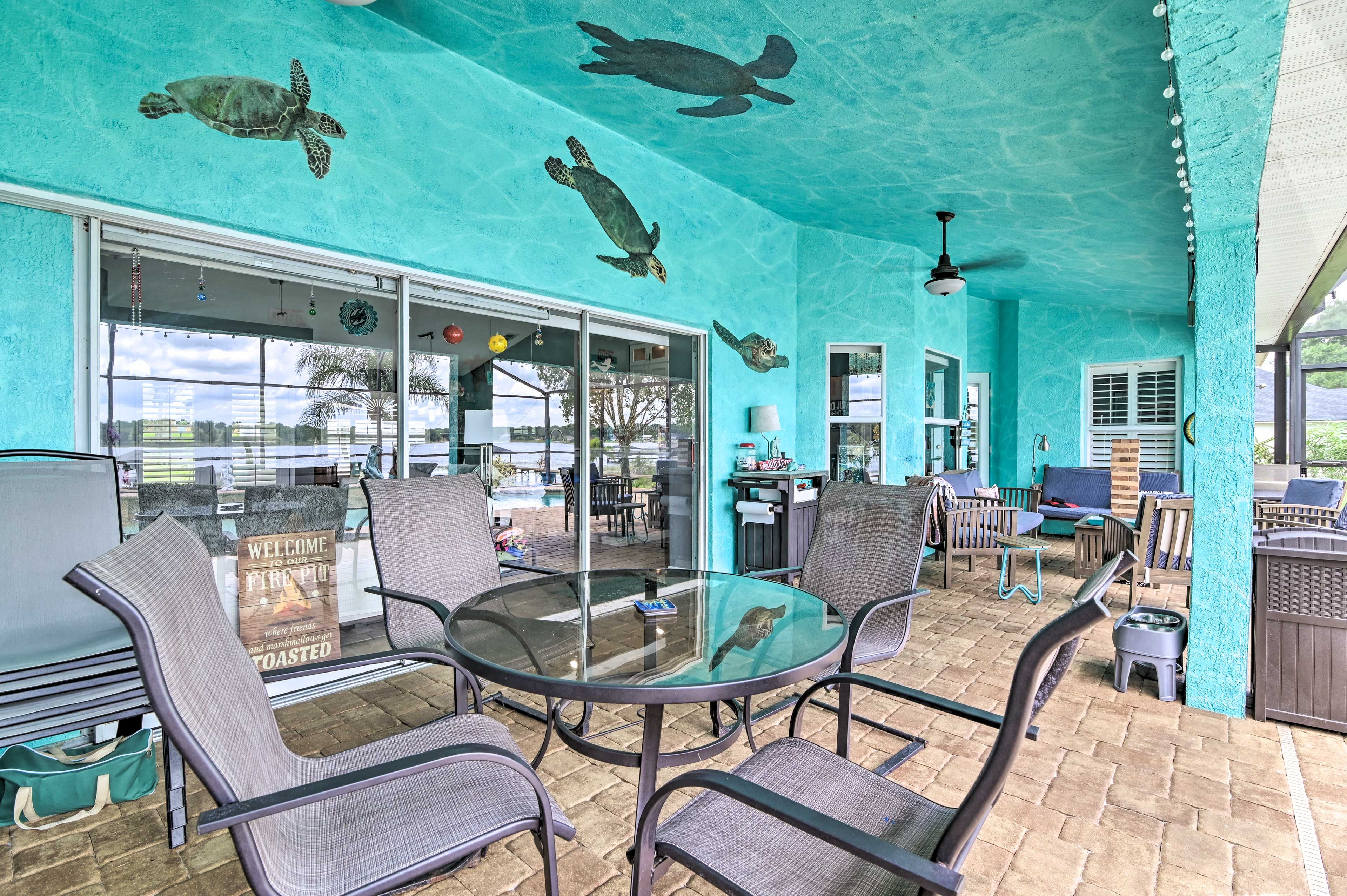 Covered Patio | Outdoor Speakers | Gas Grill