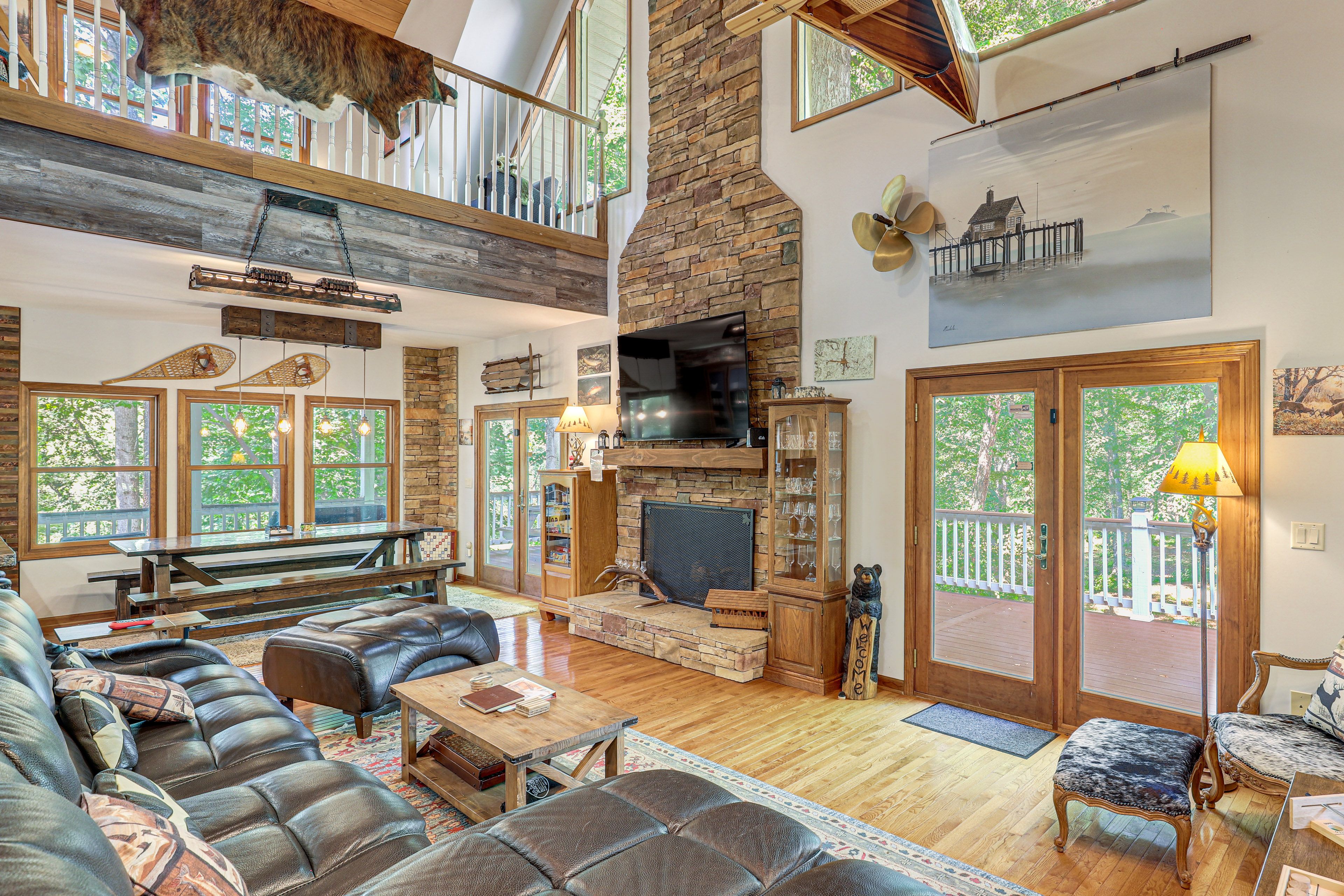 Lake Lure Vacation Rental | 4BR | 3.5BA | 3,500 Sq Ft | Stairs Required