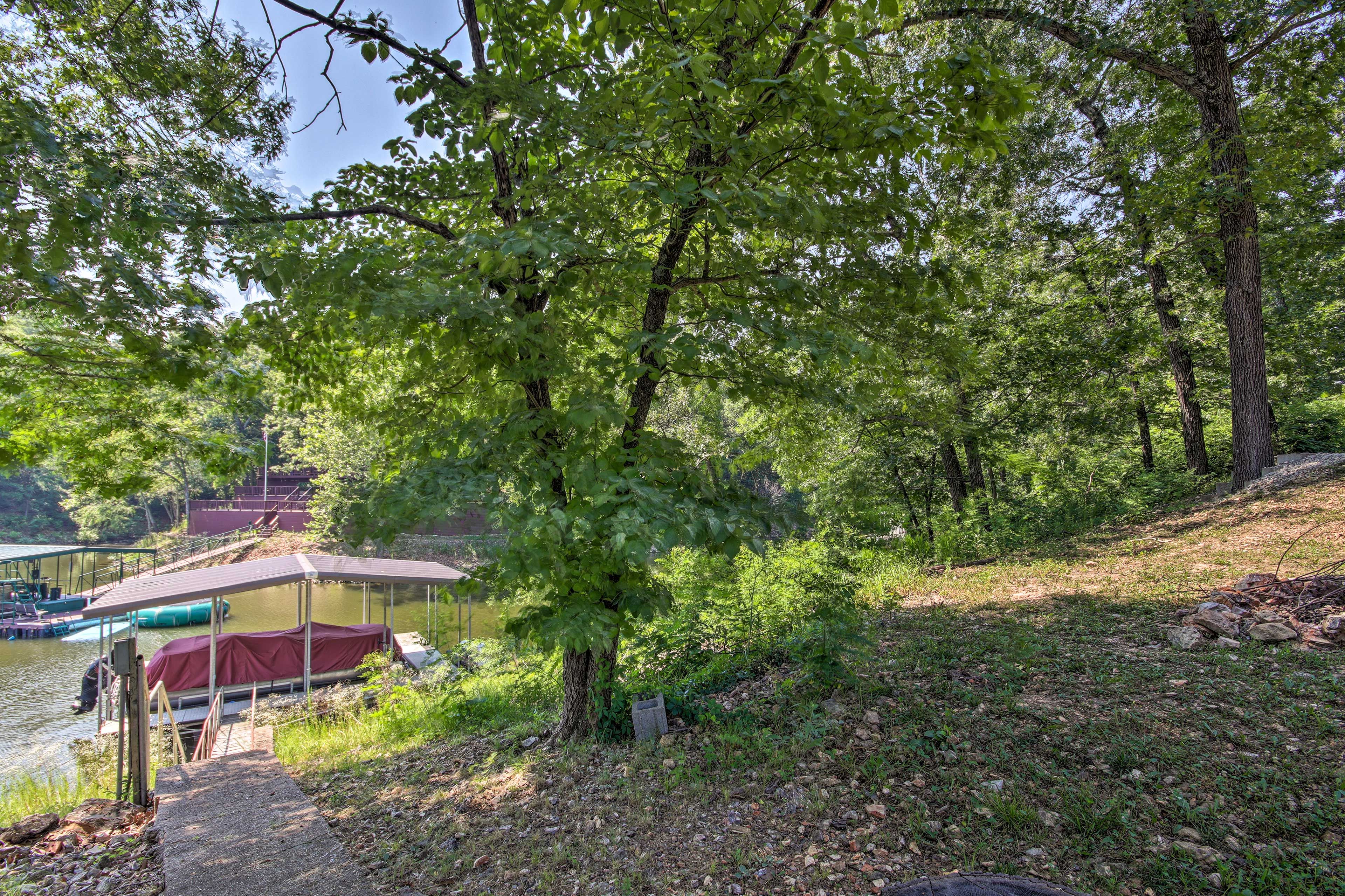 Cabin Exterior | Private Dock