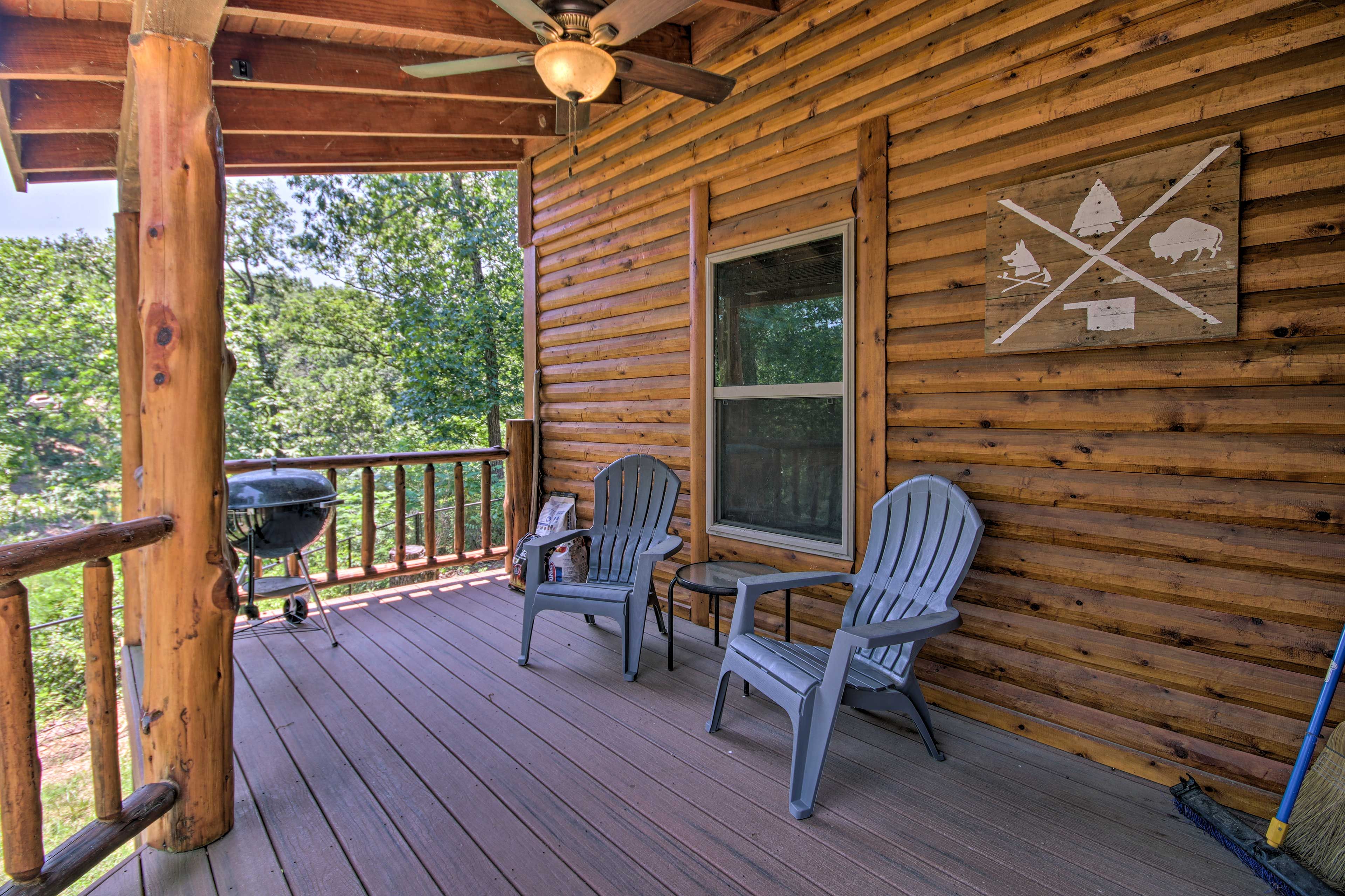 Private Deck | Charcoal Grill
