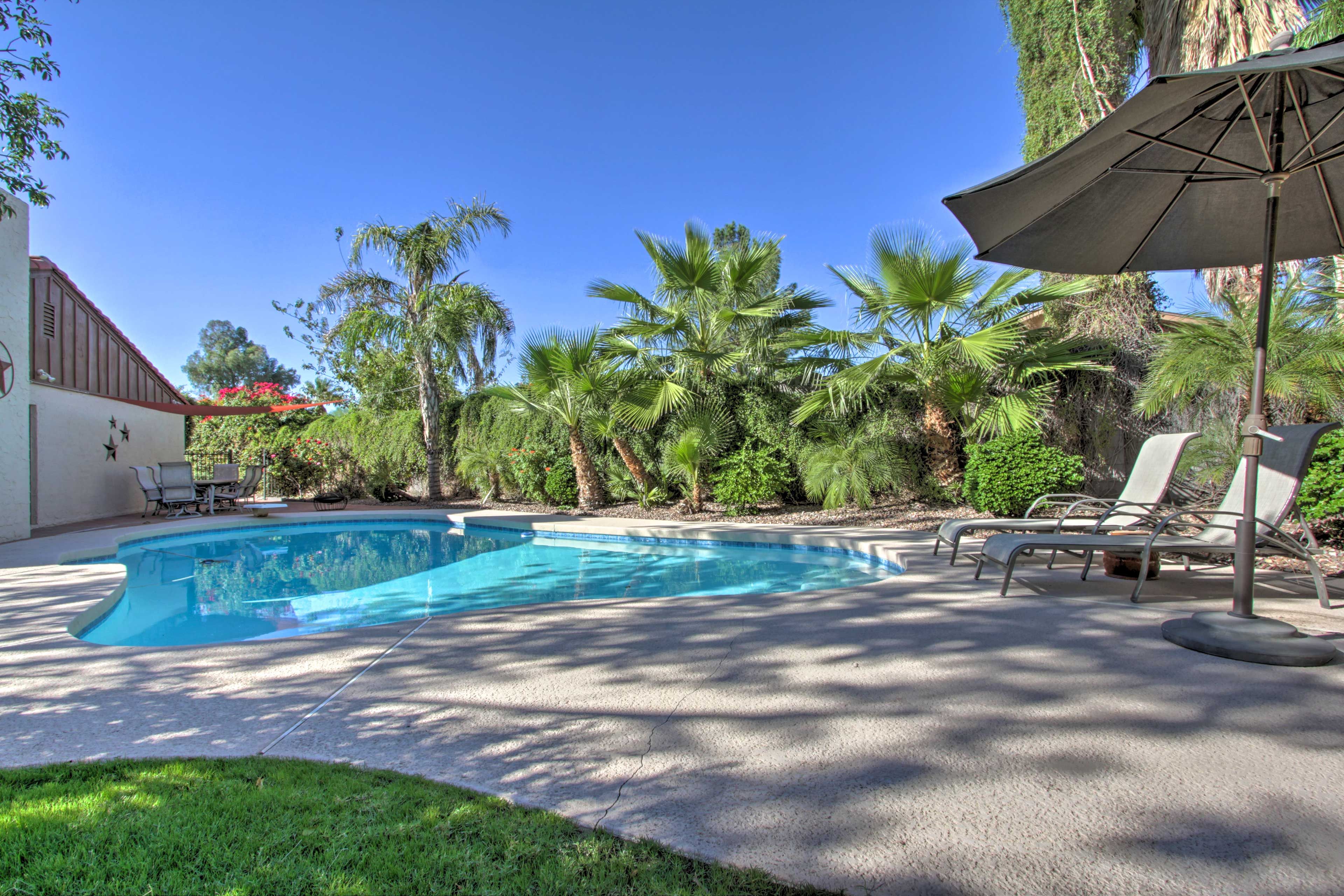 Phoenix Vacation Rental | 3BR | 2BA | 1,900 Sq Ft | Stairs Required to Enter